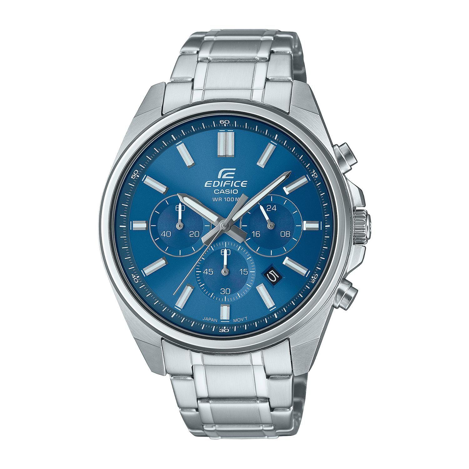 Reloj EDIFICE EFV-650D-2AVUDF Acero Hombre Plateado-0