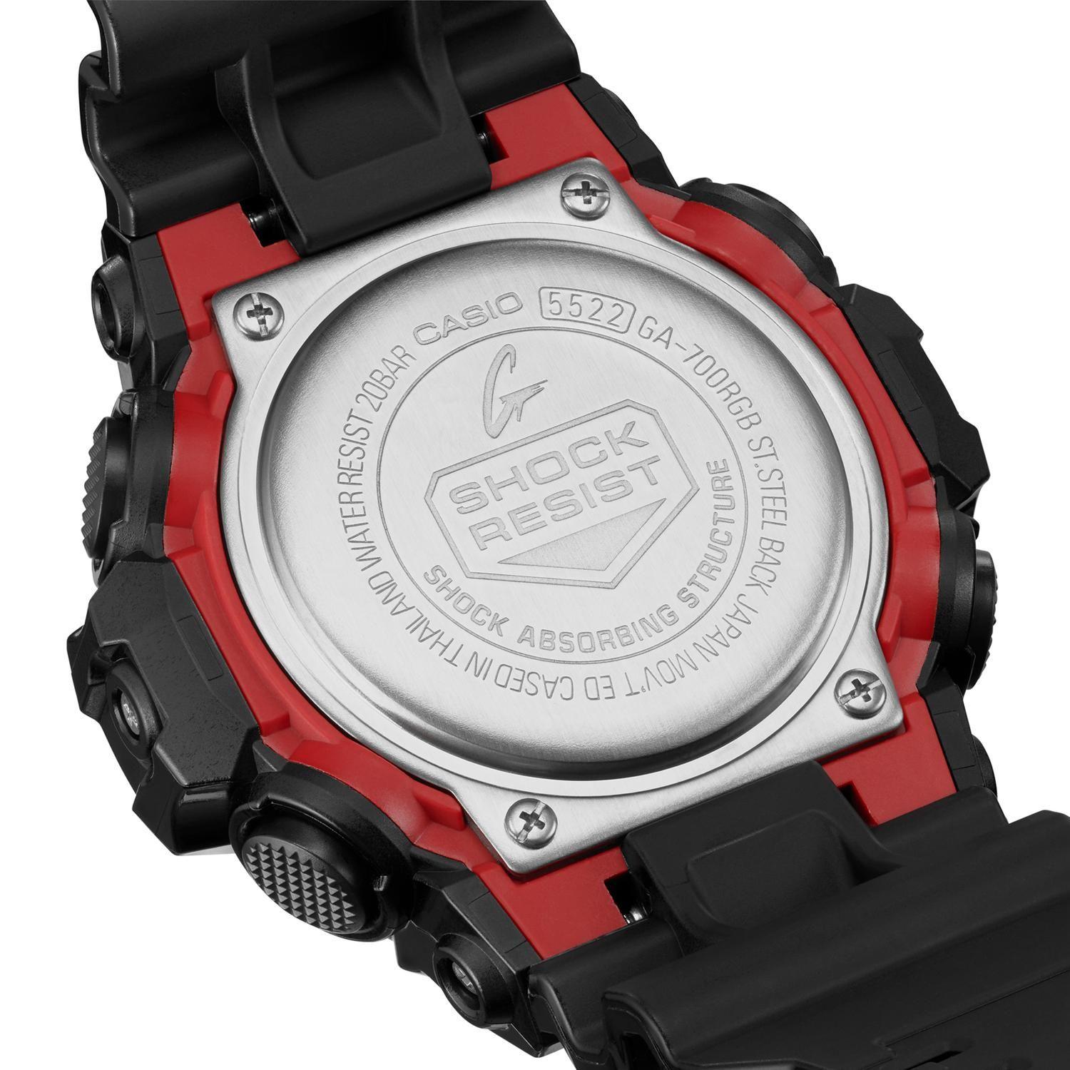 Reloj G-SHOCK GA-700RGB-1ADR Resina Hombre Negro-3
