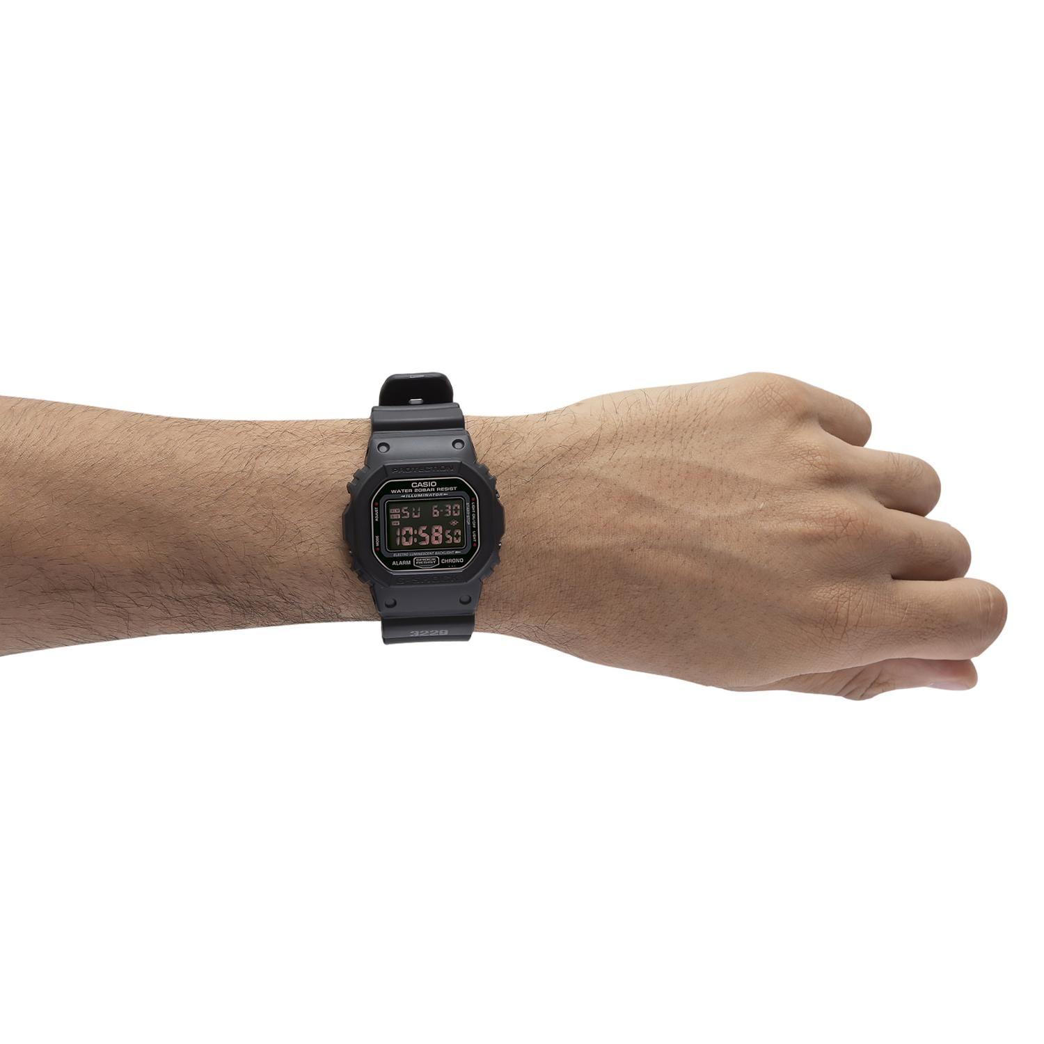 Reloj G-SHOCK DW-5600MS-1DR Resina Hombre Negro-4