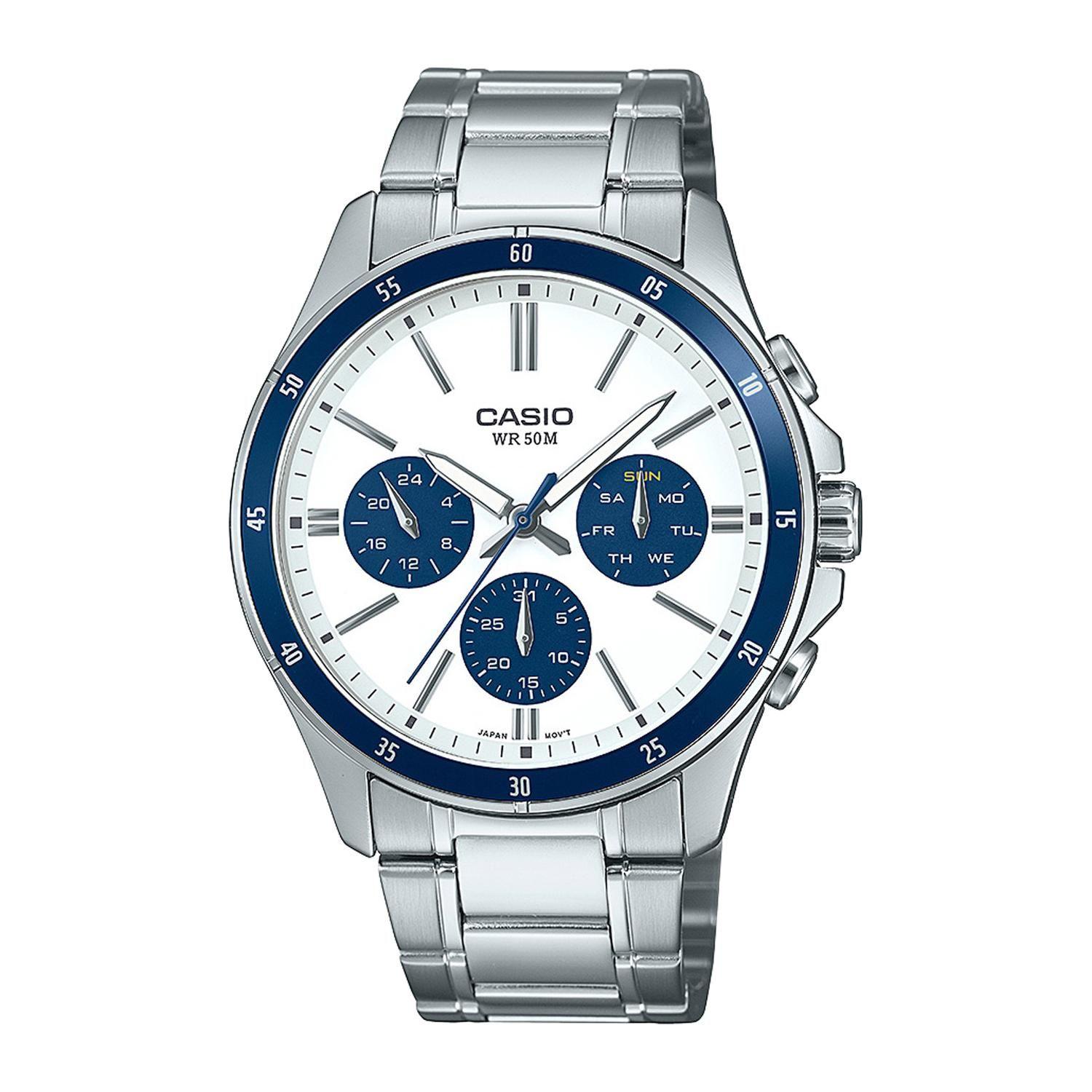 Reloj CASIO MTP-1374D-7A2VDF Acero Hombre Plateado-0