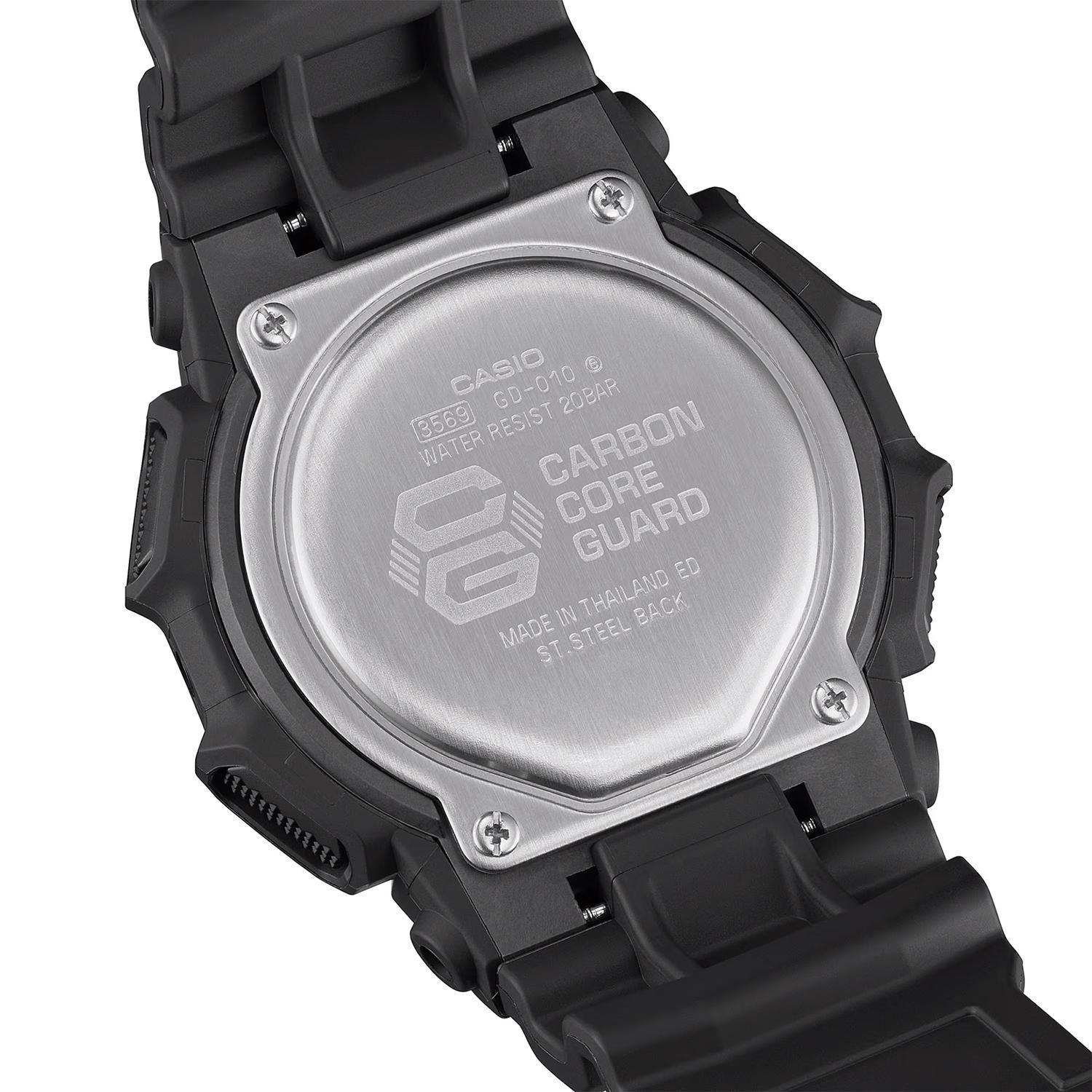 Reloj G-SHOCK GD-010-1DR Carbono/Resina Hombre Negro-4