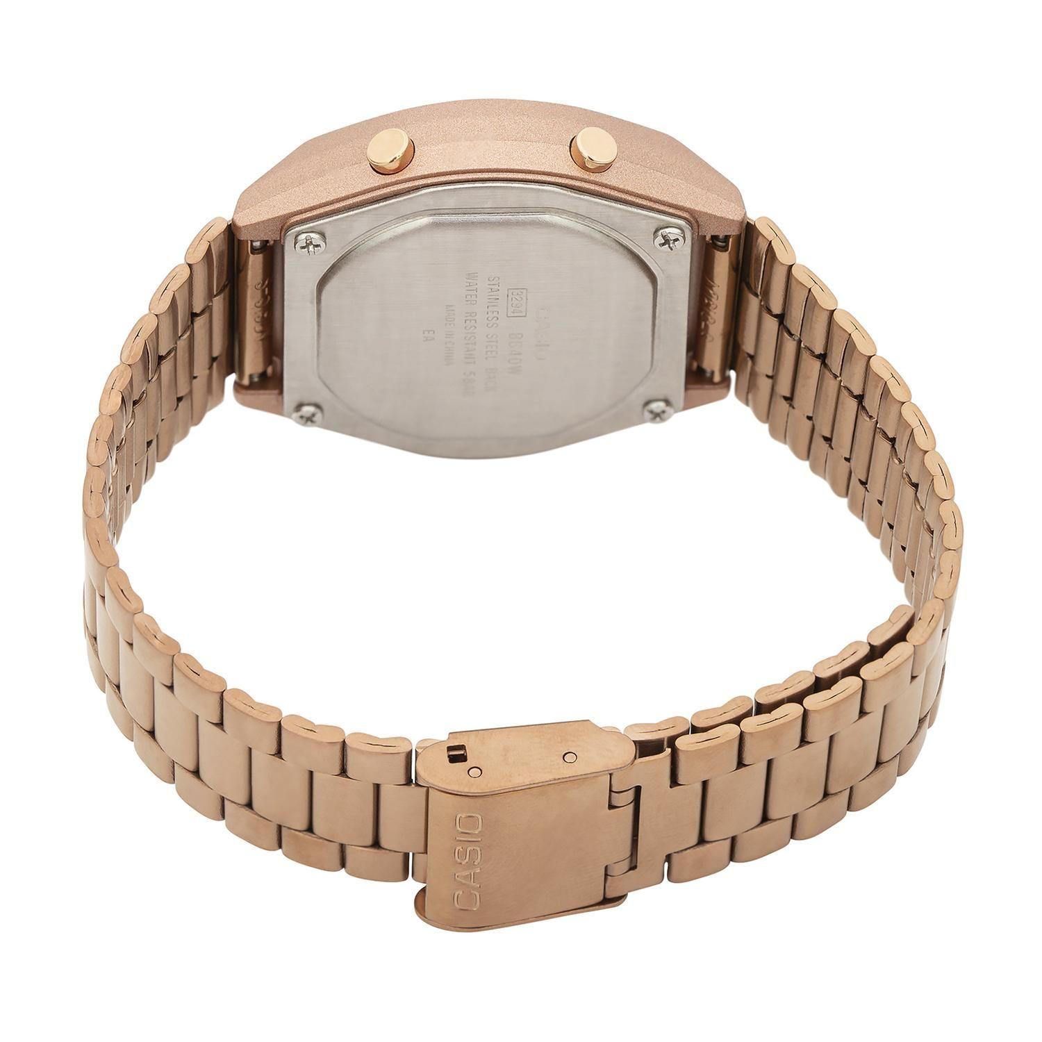Reloj CASIO B640WC-5ADF Resina Unisex Oro Rosa-2