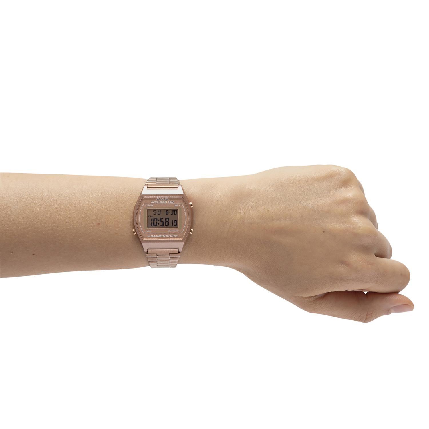 Reloj CASIO B640WC-5ADF Resina Unisex Oro Rosa-3