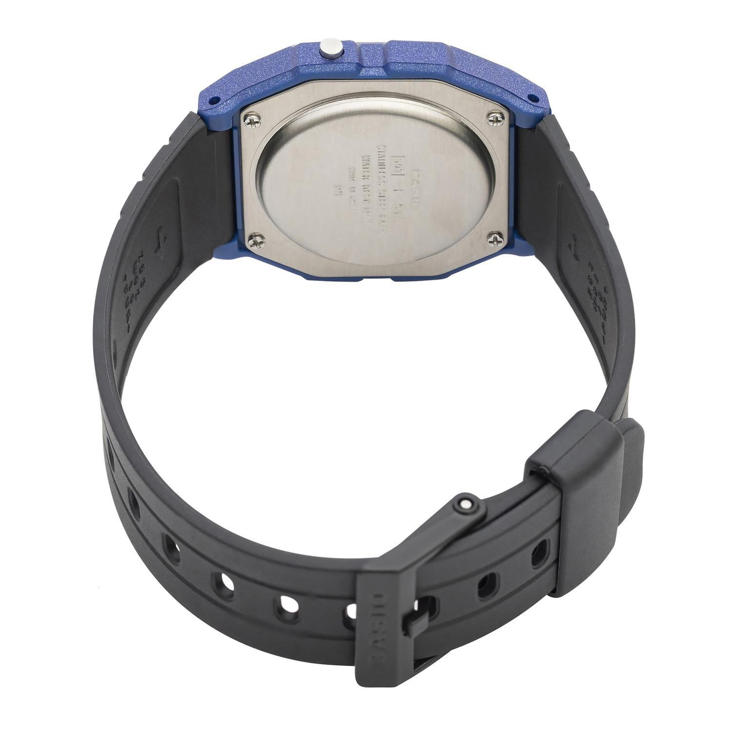 Reloj CASIO F-91WM-2ADF Resina Juvenil Azul-2