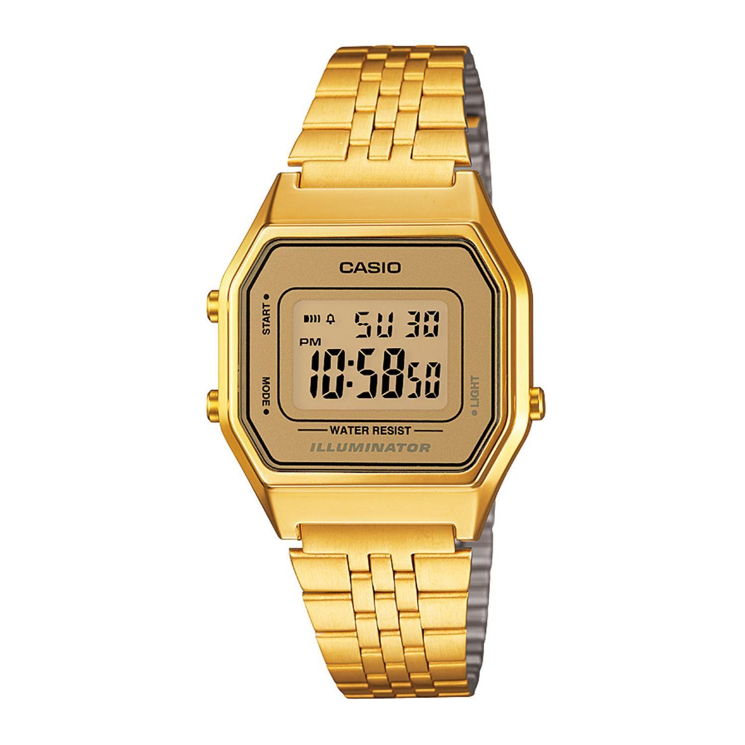 Reloj CASIO LA680WGA-9DF Resina Mujer Dorado-0