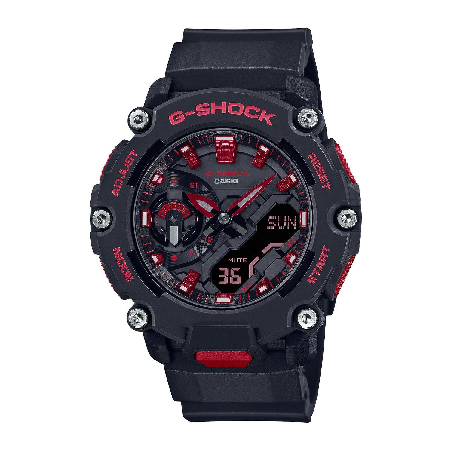 Reloj G-SHOCK GA-2200BNR-1ADR Carbono/Resina Hombre Negro-0