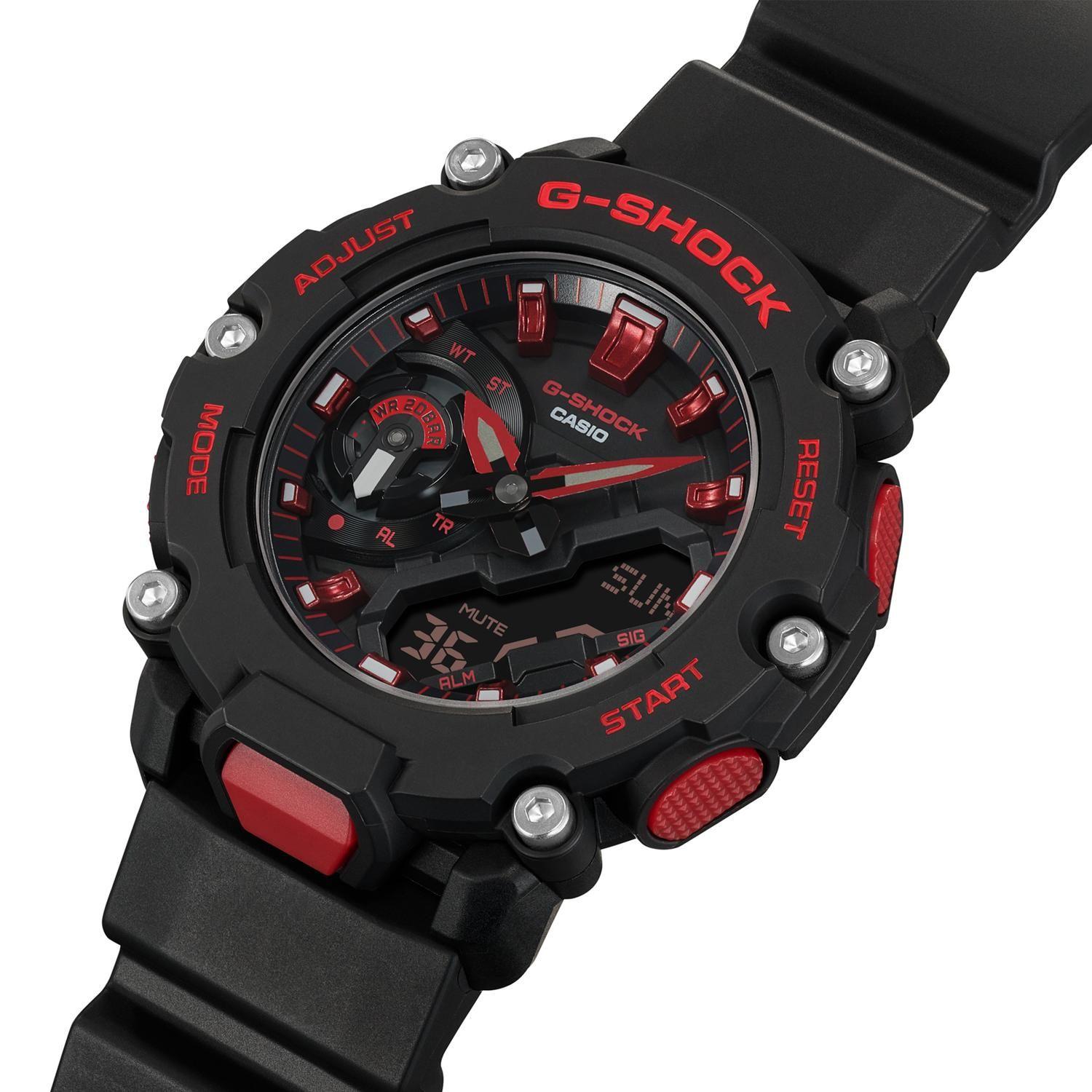 Reloj G-SHOCK GA-2200BNR-1ADR Carbono/Resina Hombre Negro-4