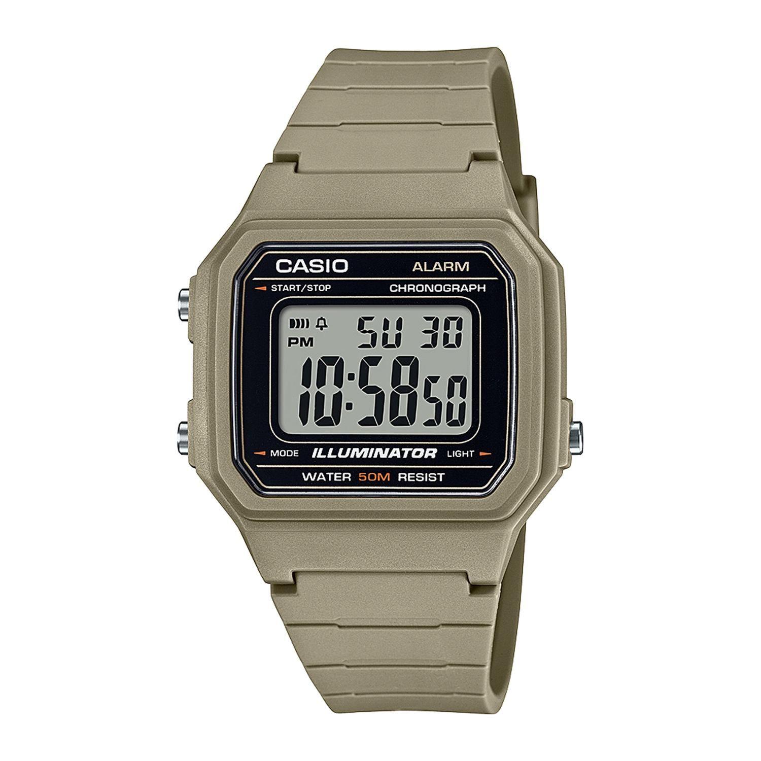 Reloj CASIO W-217H-5AVDF Resina Hombre Beige-0