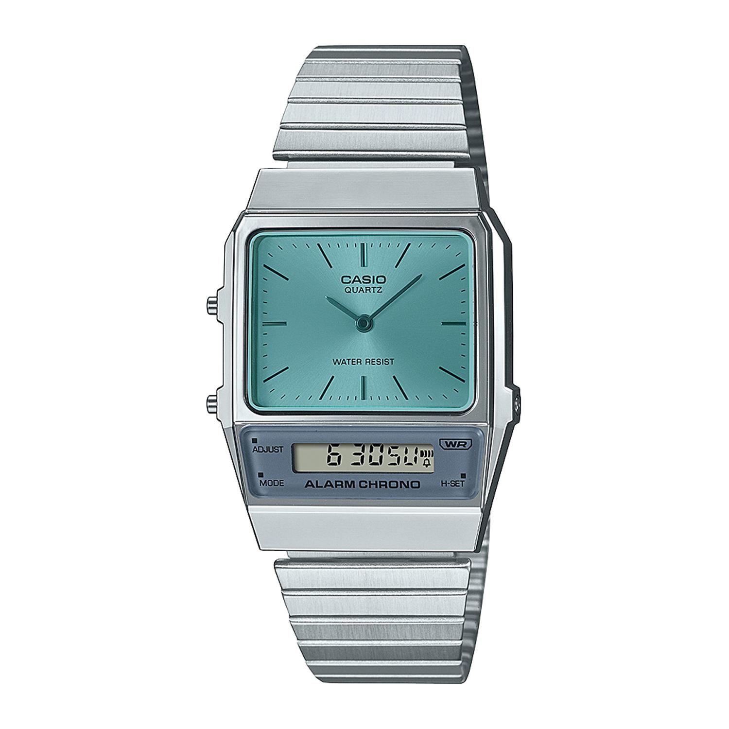 Reloj CASIO AQ-800EC-2ADF Resina/Cromado Juvenil Celeste-0