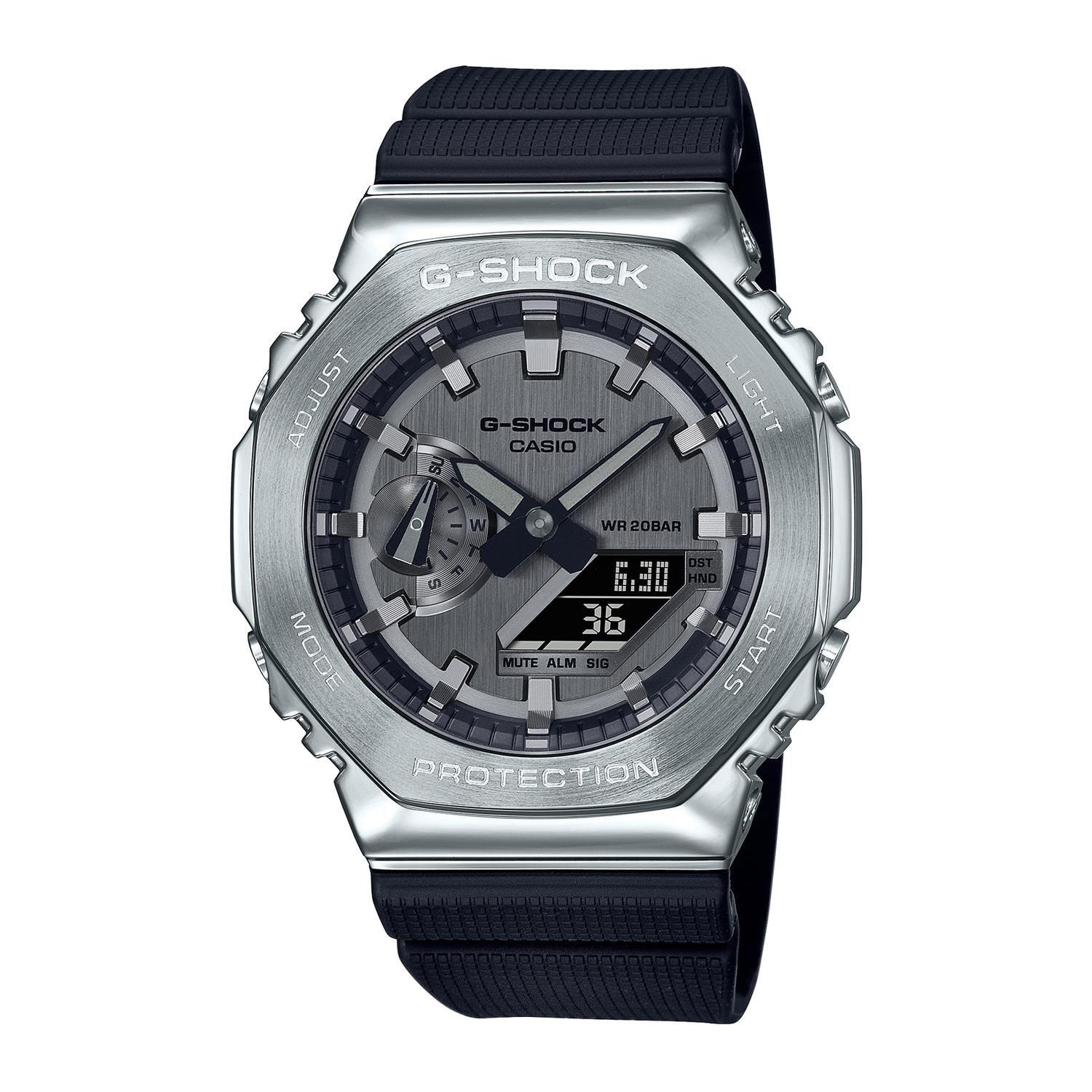Reloj G-SHOCK GM-2100-1ADR Resina/Acero Hombre Plateado-0