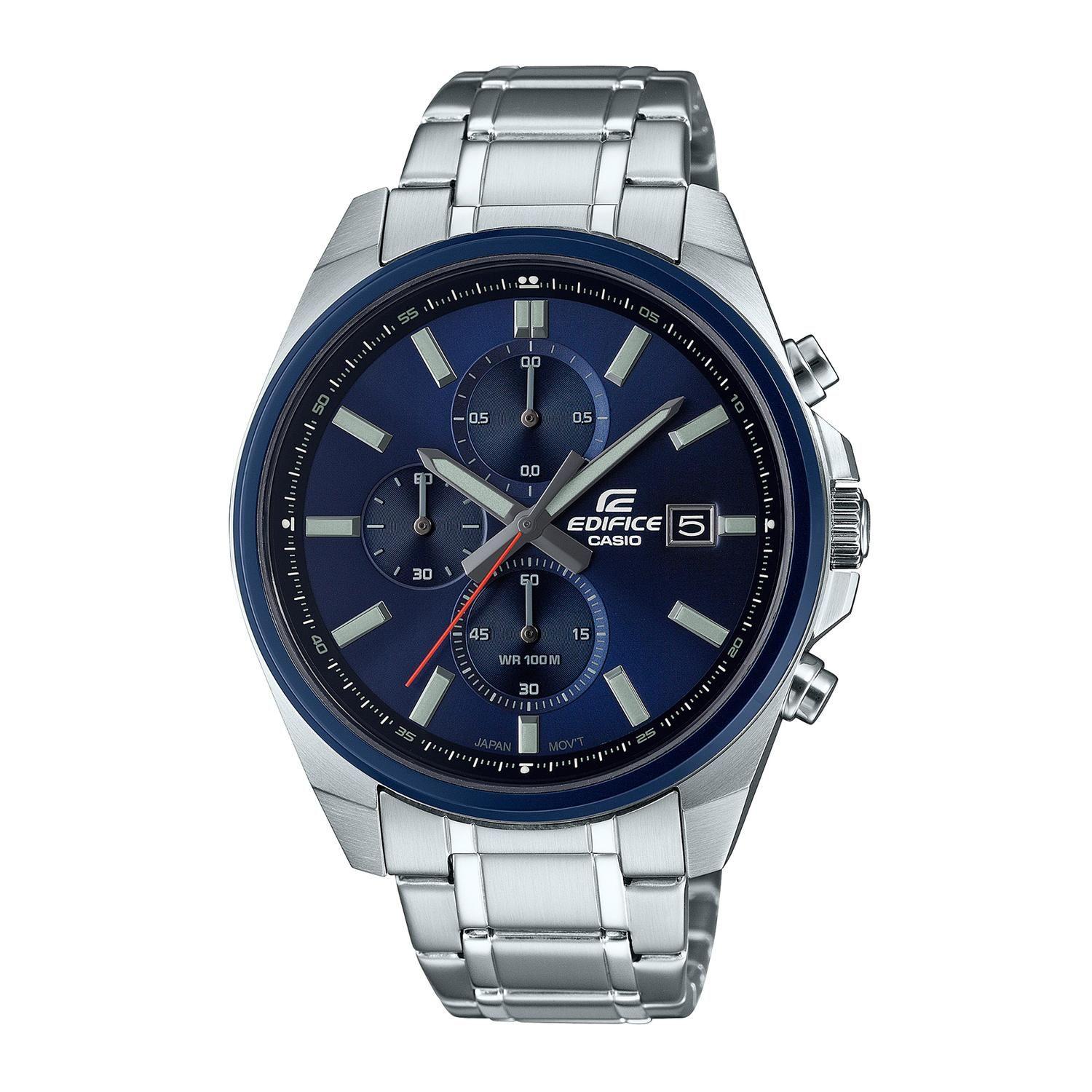 Reloj EDIFICE EFV-610DB-2AVUDF Acero Hombre Plateado-0