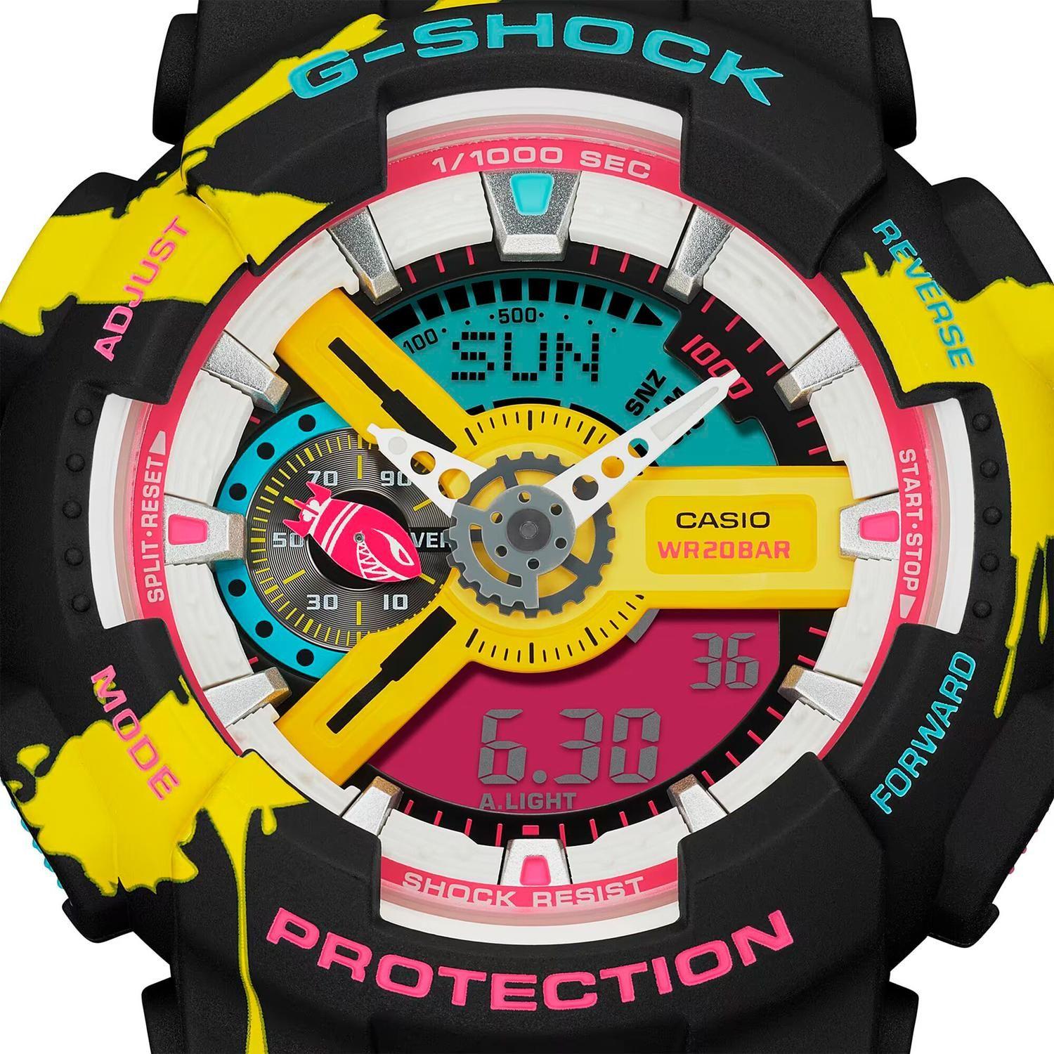 Reloj G-SHOCK GA-110LL-1ADR Resina Hombre Negro-2