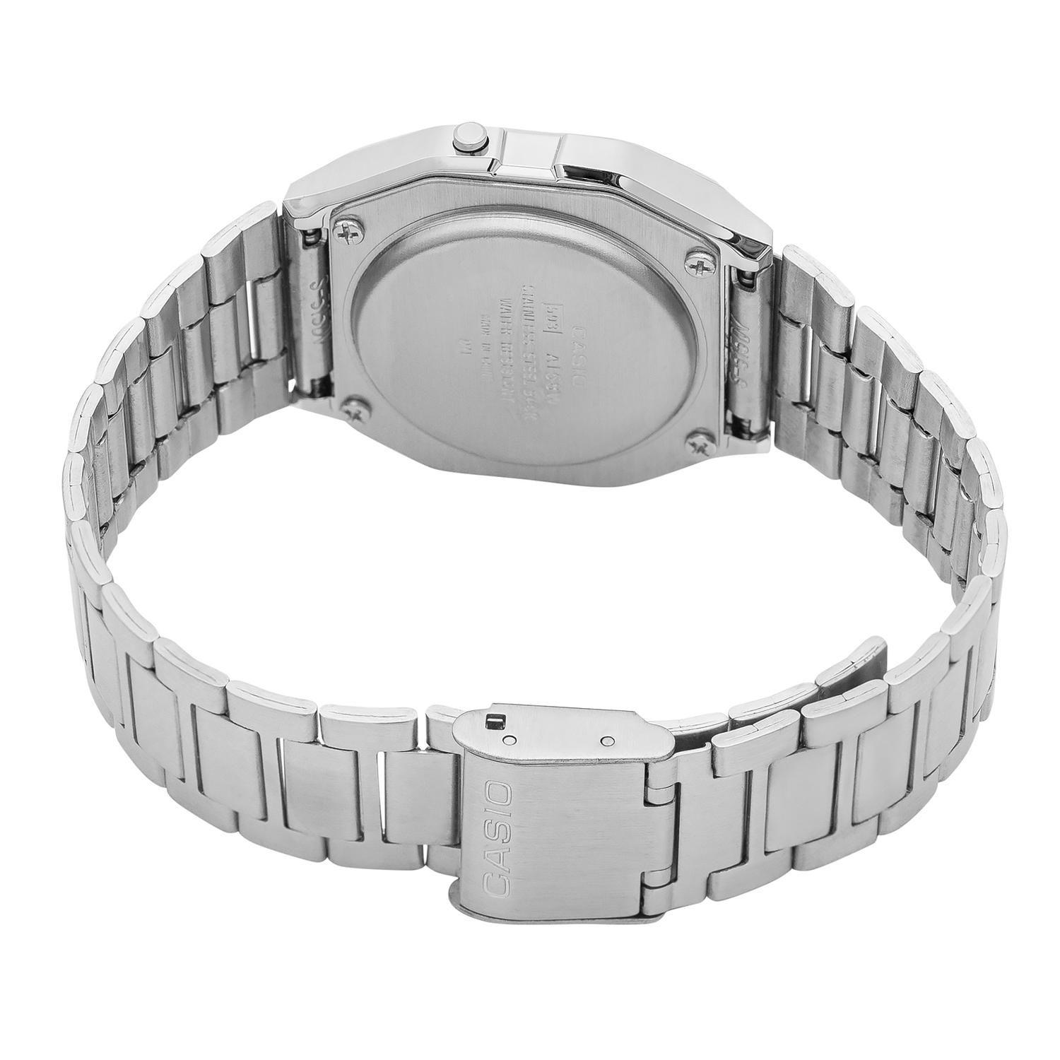 Reloj CASIO A158WA-1DF Resina/Cromado Unisex Plateado-2