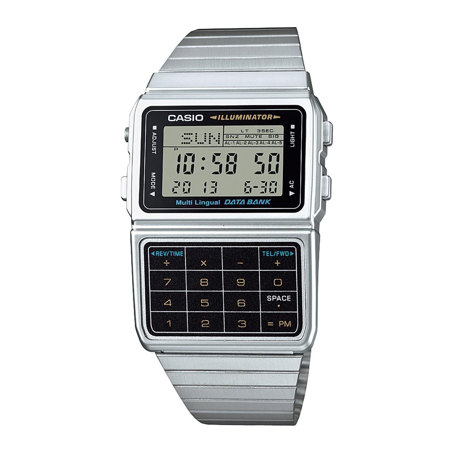 Reloj CASIO DBC-611-1DF Resina Hombre Plateado-0