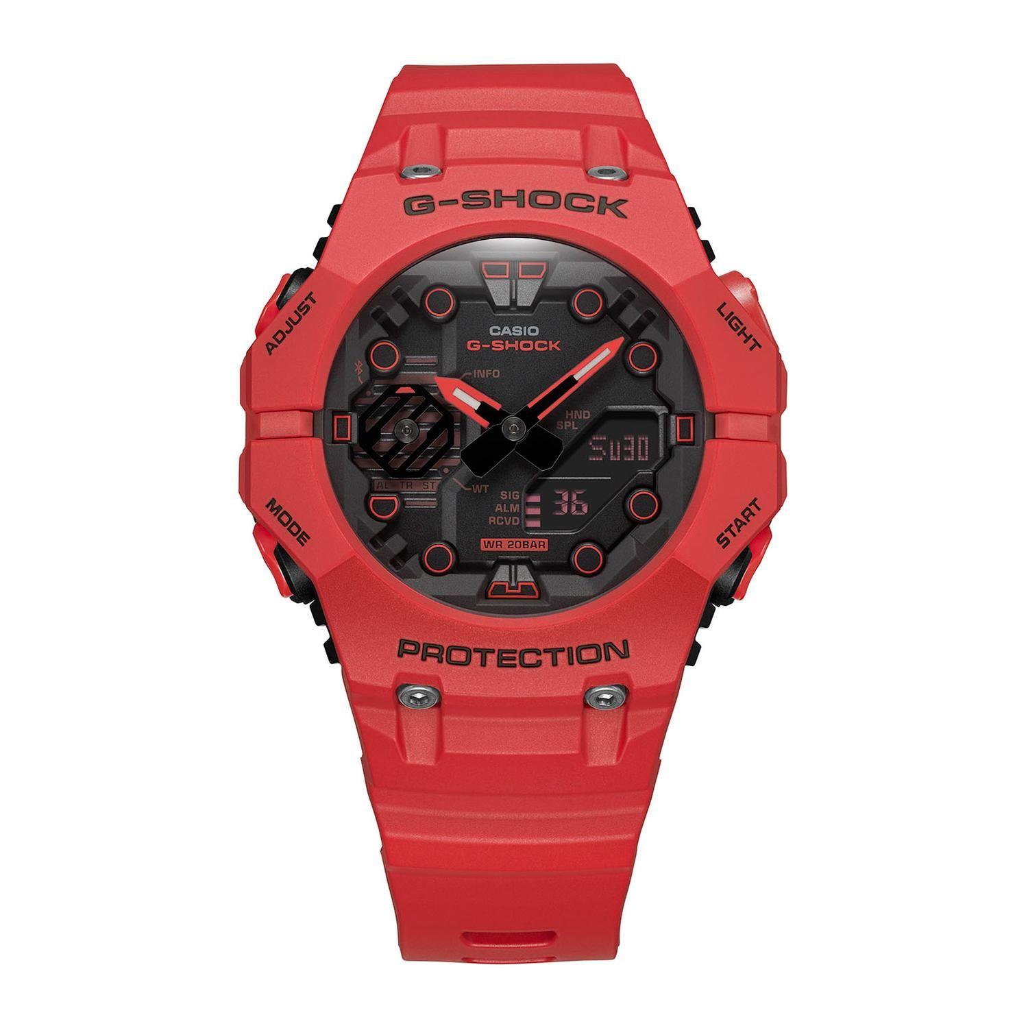 Reloj G-SHOCK GA-B001-4ADR Carbono/Resina Hombre Rojo-1