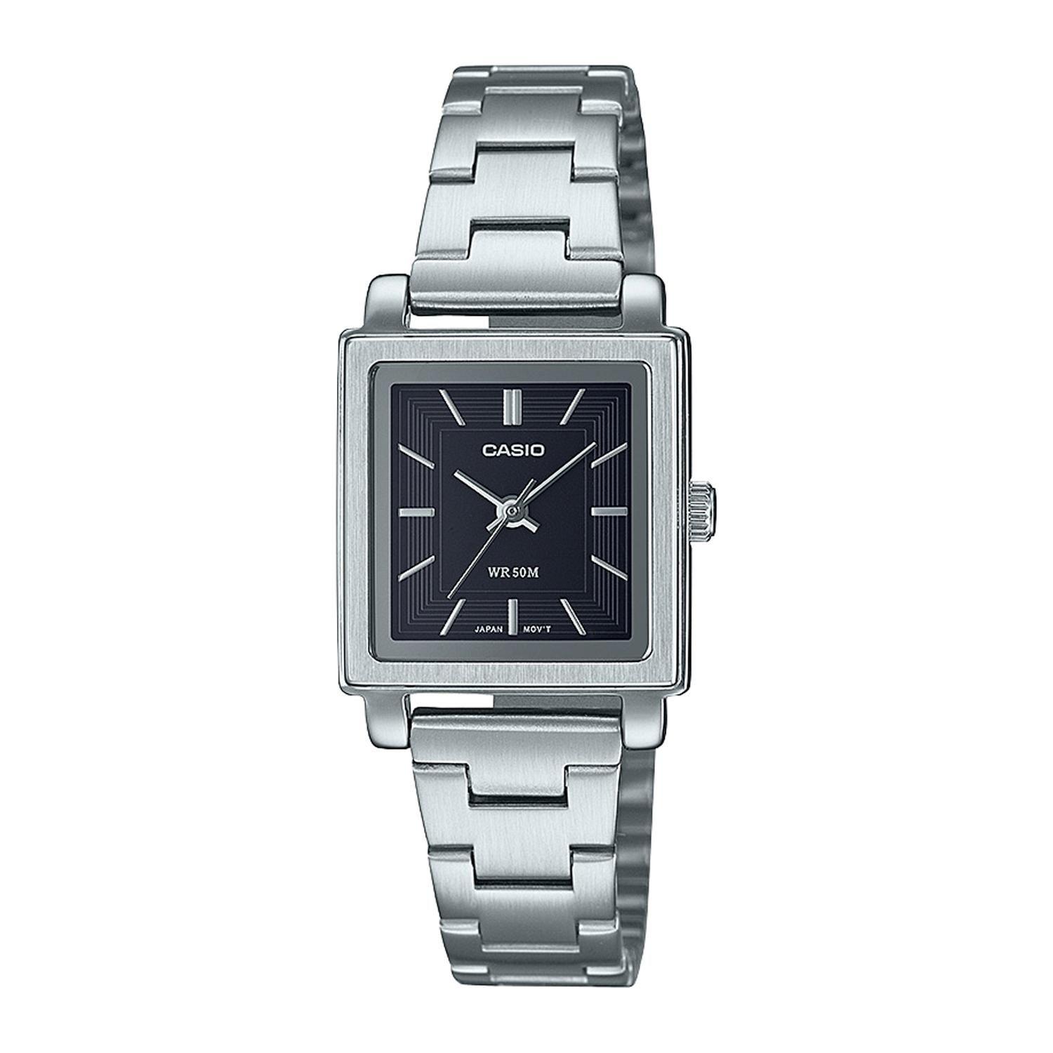 Reloj CASIO LTP-E176D-1AVDF Acero Mujer Plateado-0