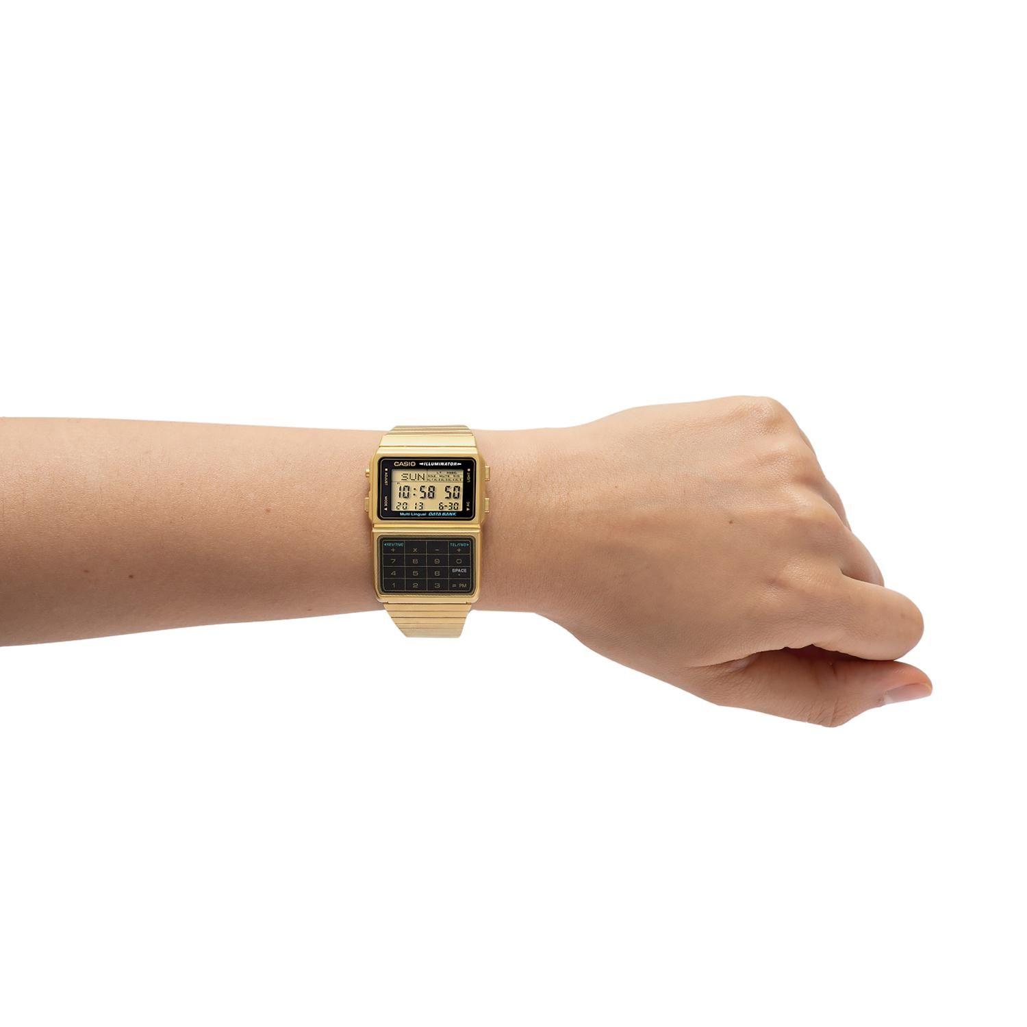 Reloj CASIO DBC-611G-1DF Resina Hombre Dorado-1