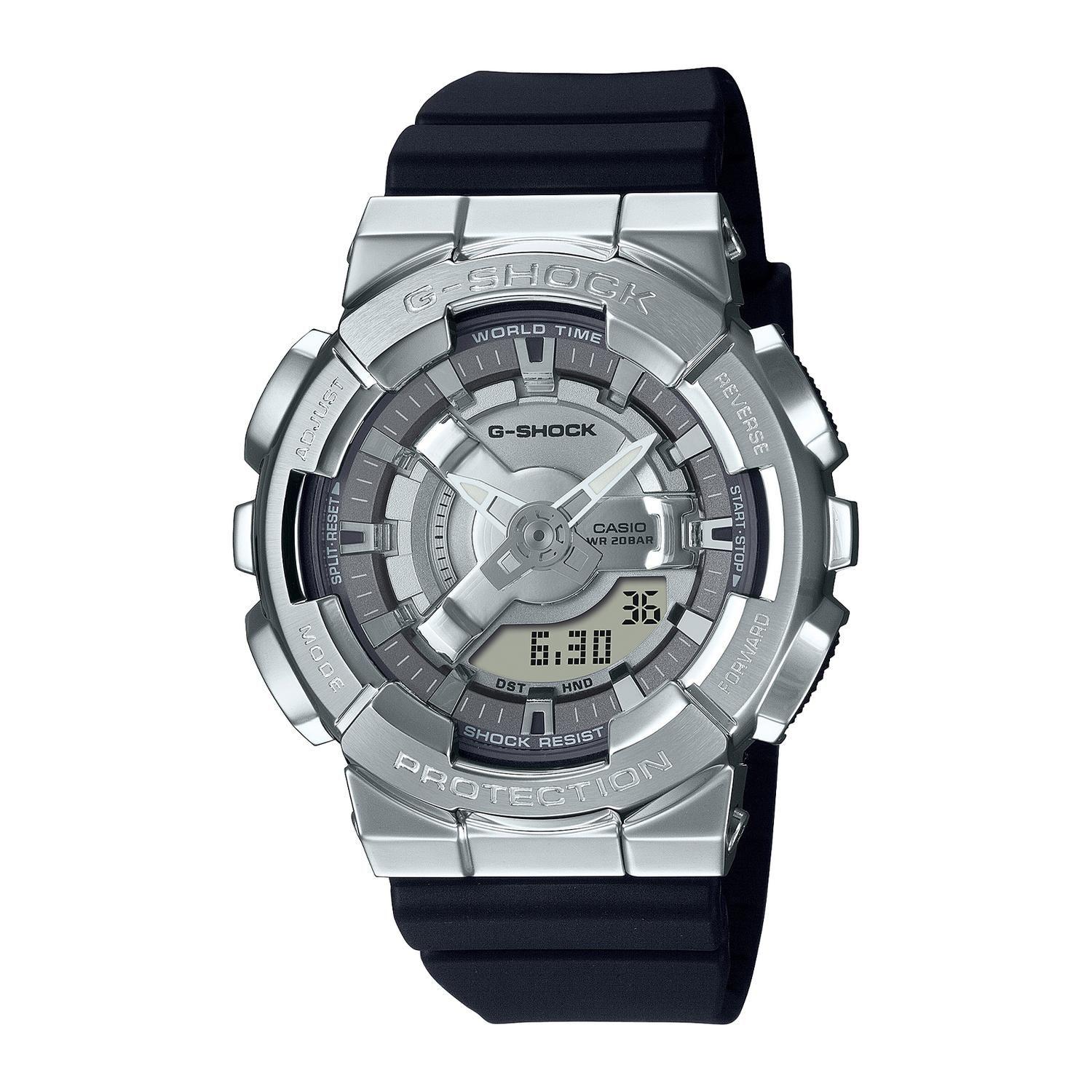 Reloj G-SHOCK GM-S110-1ADR Resina/Acero Mujer Plateado-0