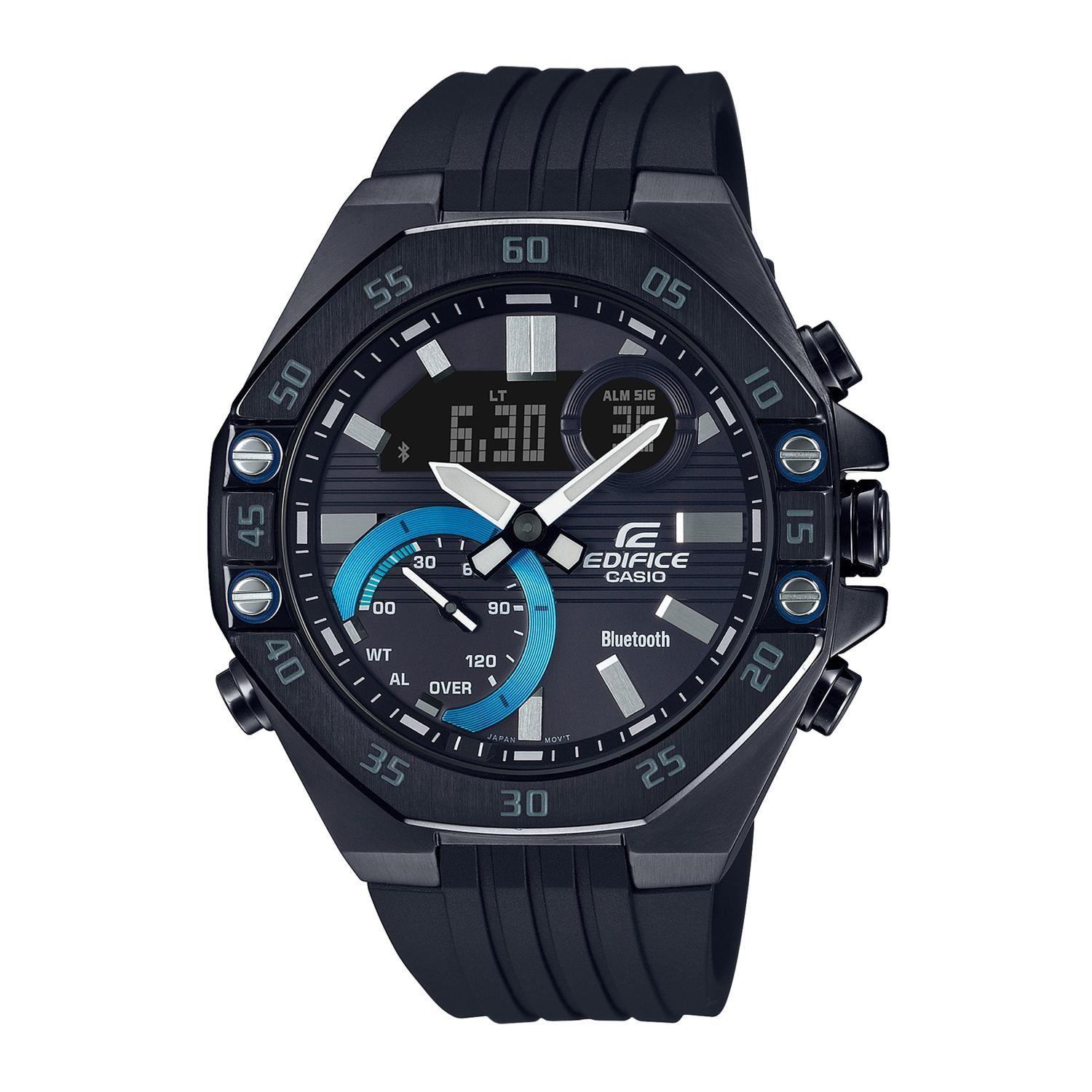 Reloj EDIFICE ECB-10PB-1ADF Acero Hombre Negro-0