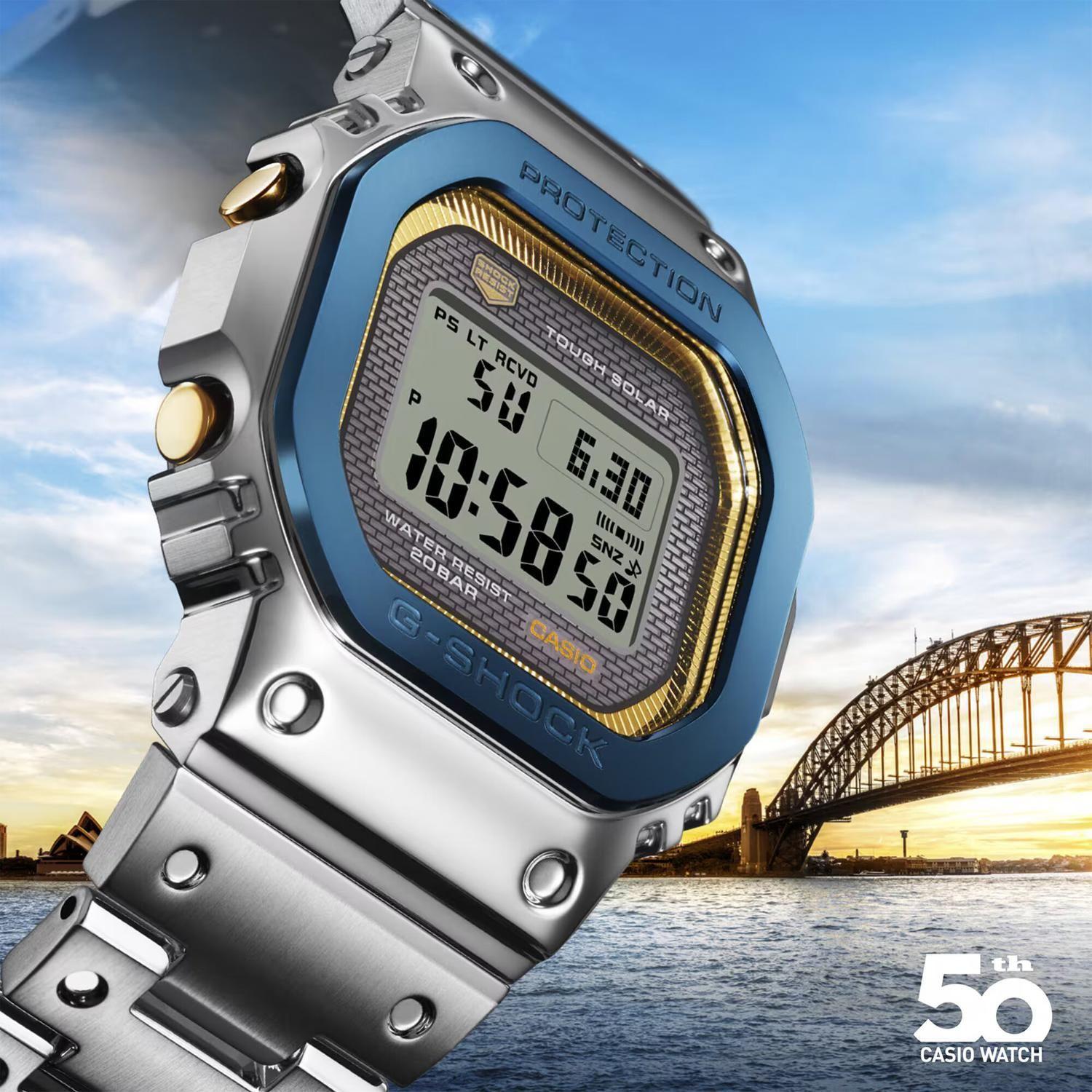 Reloj G-SHOCK GMW-B5000SS-2DR Acero Hombre Plateado-4