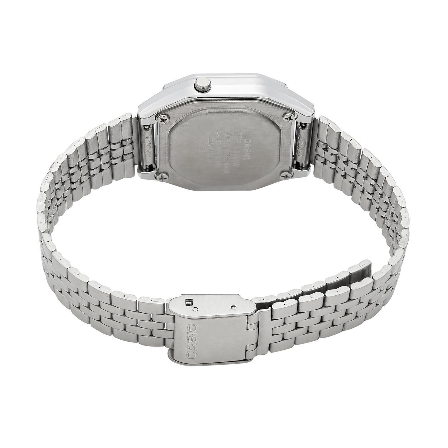 Reloj CASIO LA680WA-1BDF Resina/Cromado Mujer Plateado-2