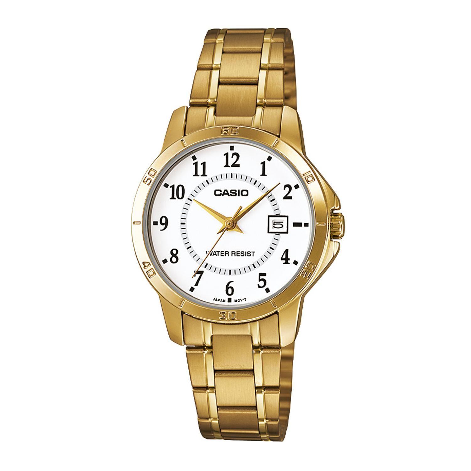 Reloj CASIO LTP-V004G-7BUDF Acero Mujer Dorado-0