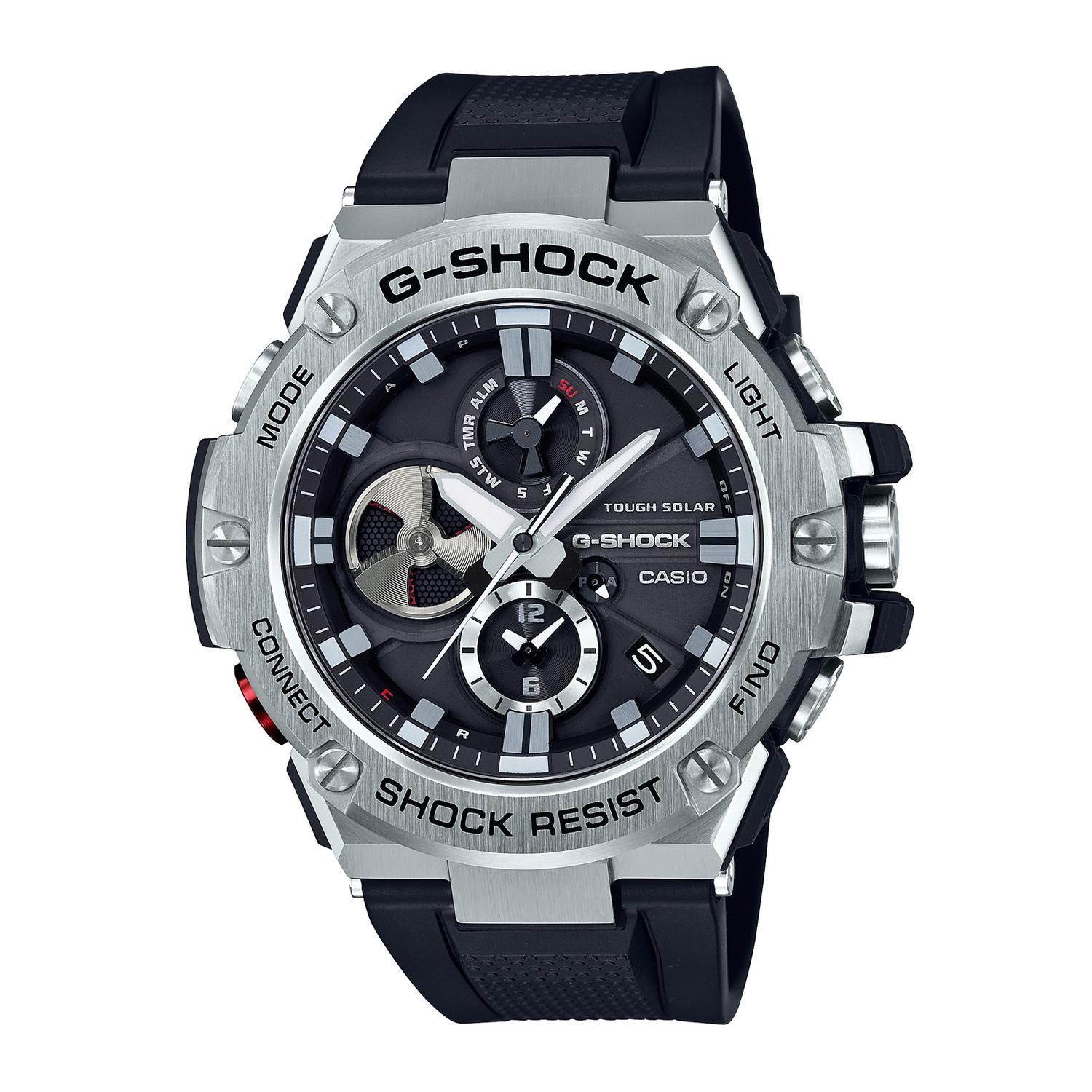 Reloj G-SHOCK GST-B100-1ADR Resina/Acero Hombre Plateado-0