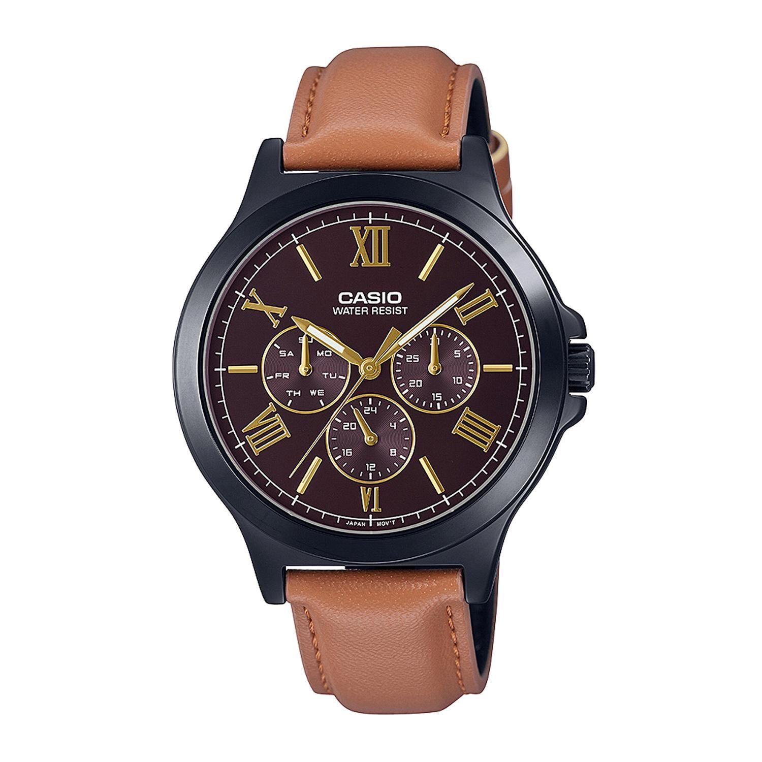Reloj CASIO MTP-V300BL-5AUDF Acero Hombre Negro-0