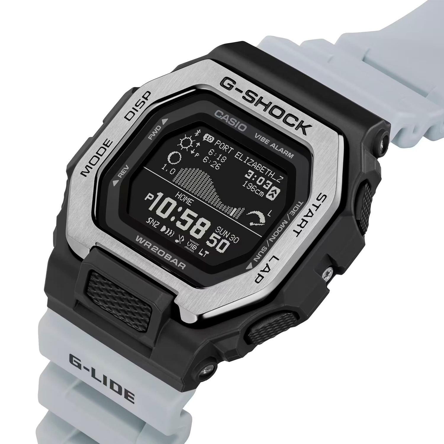 Reloj G-SHOCK GBX-100TT-8DR Resina/Acero Hombre Plateado-4