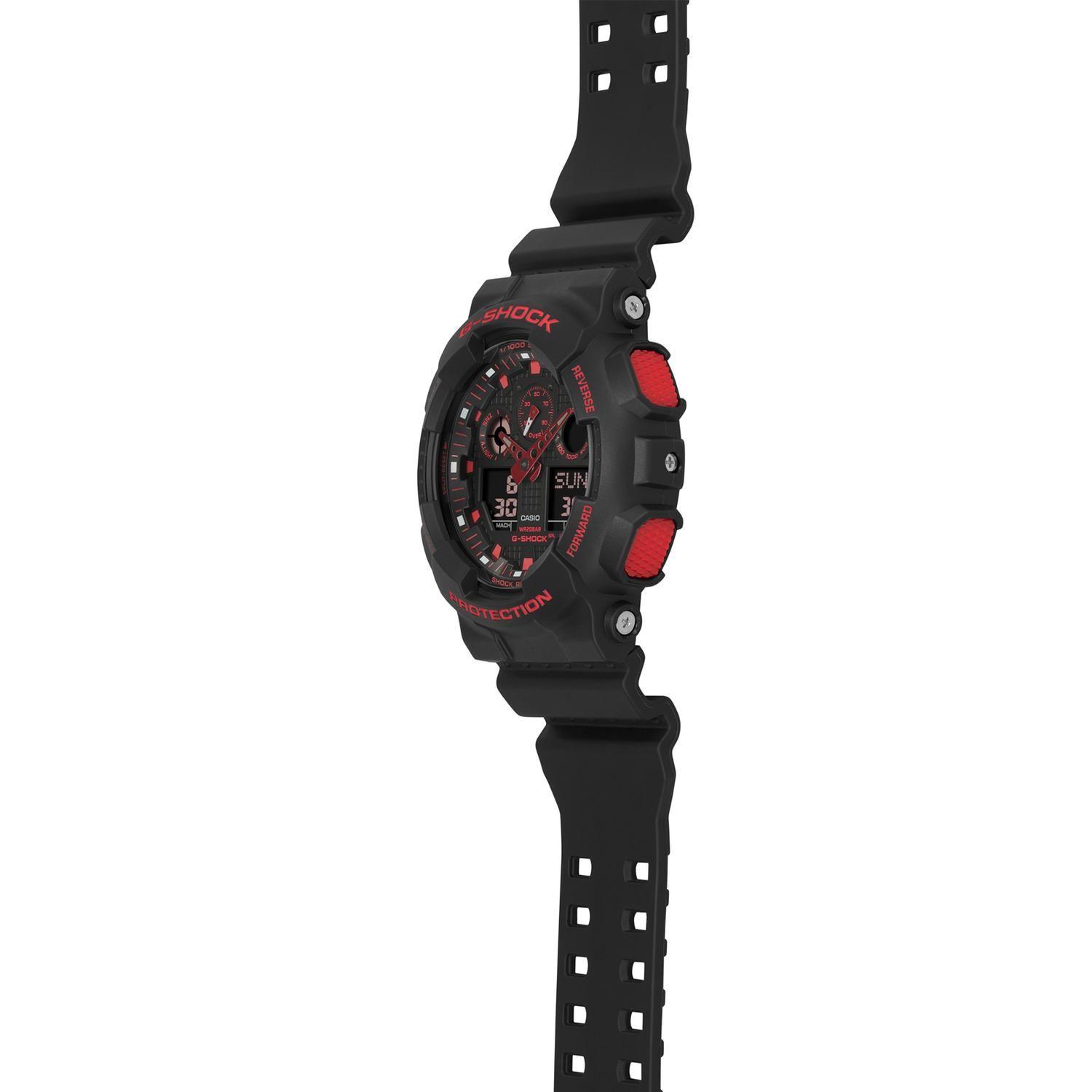 Reloj G-SHOCK GA-100BNR-1ADR Resina Hombre Negro-3