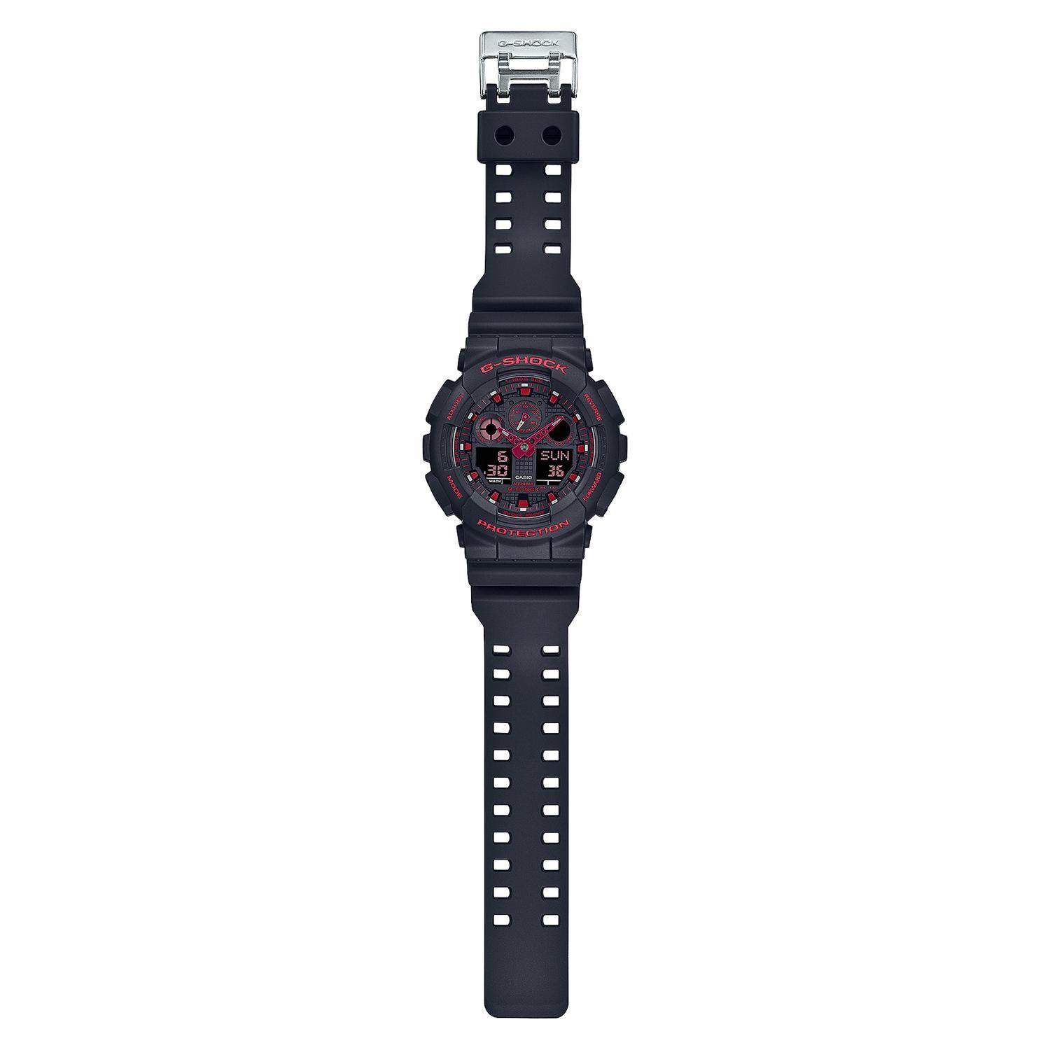 Reloj G-SHOCK GA-100BNR-1ADR Resina Hombre Negro-6