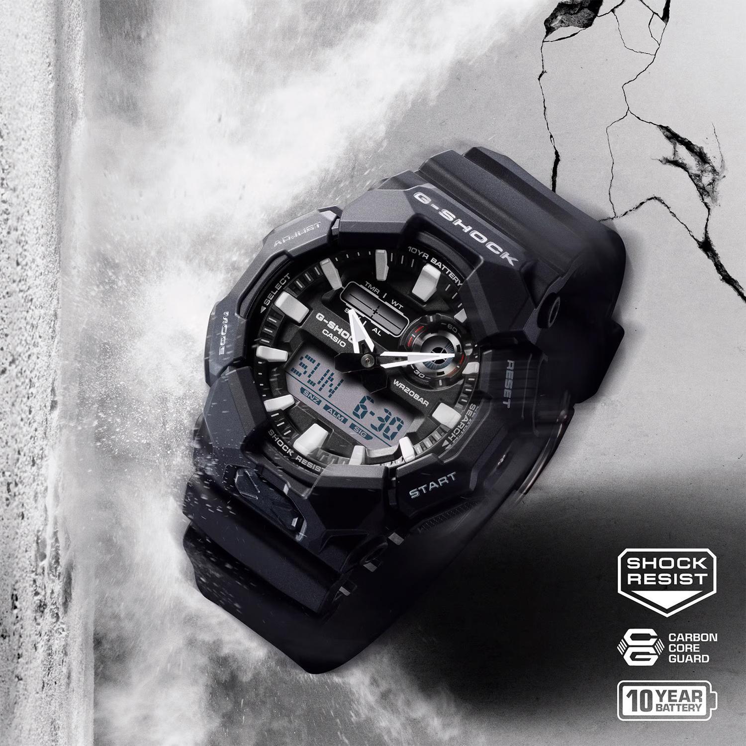Reloj G-SHOCK GA-010-1ADR Carbono/Resina Hombre Negro-6