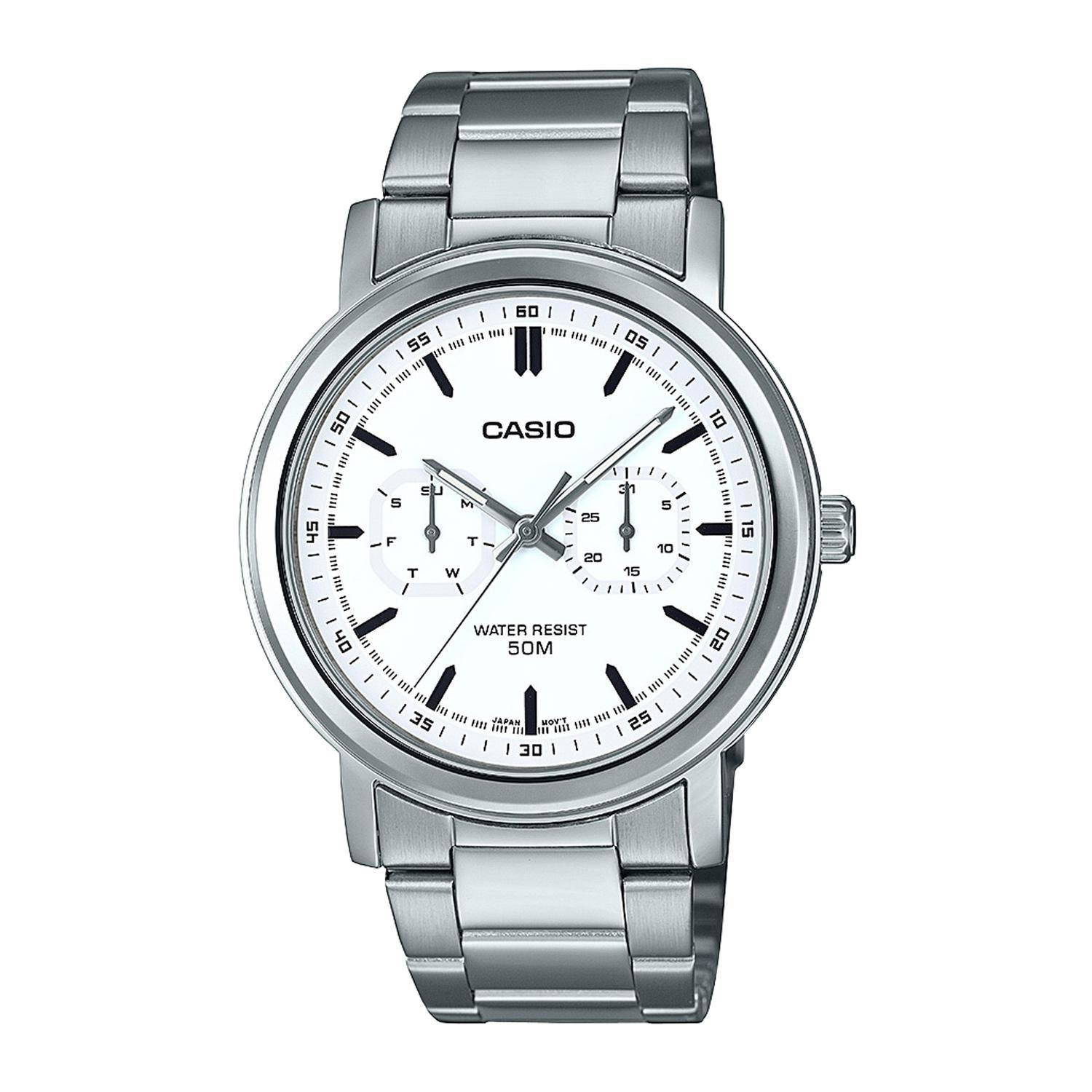 Reloj CASIO MTP-E335D-7EVDF Acero Hombre Plateado-0