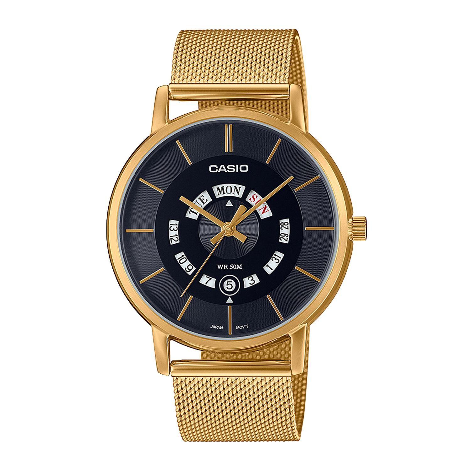 Reloj CASIO MTP-B135MG-1AVDF Acero Hombre Dorado-0