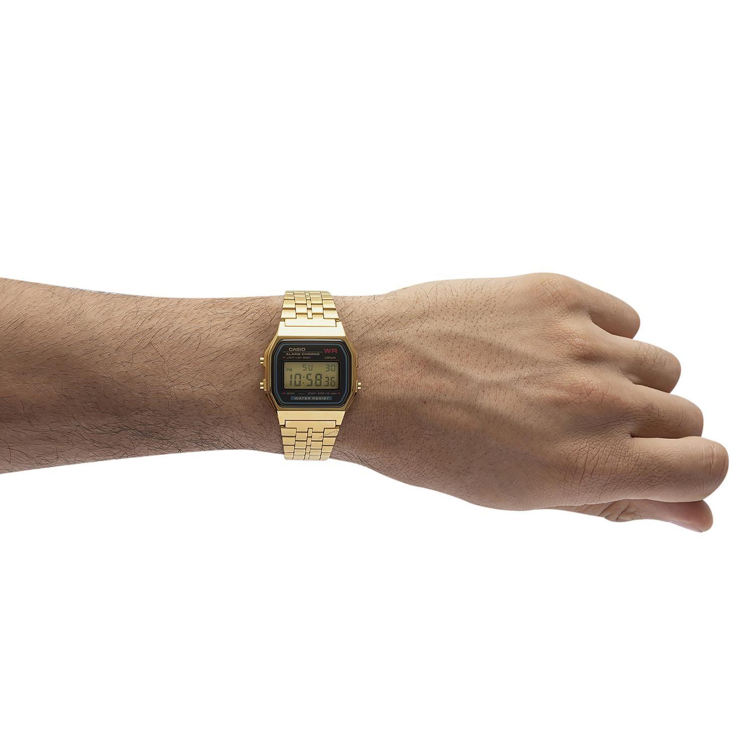 Reloj CASIO A159WGEA-1DF Resina Unisex Dorado-3