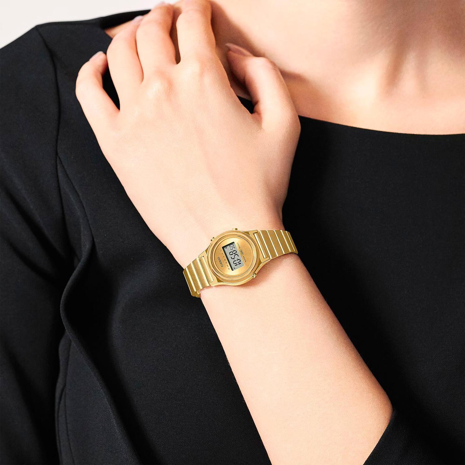 Reloj CASIO LA700WEG-9ADF Resina/Cromado Mujer Dorado-2