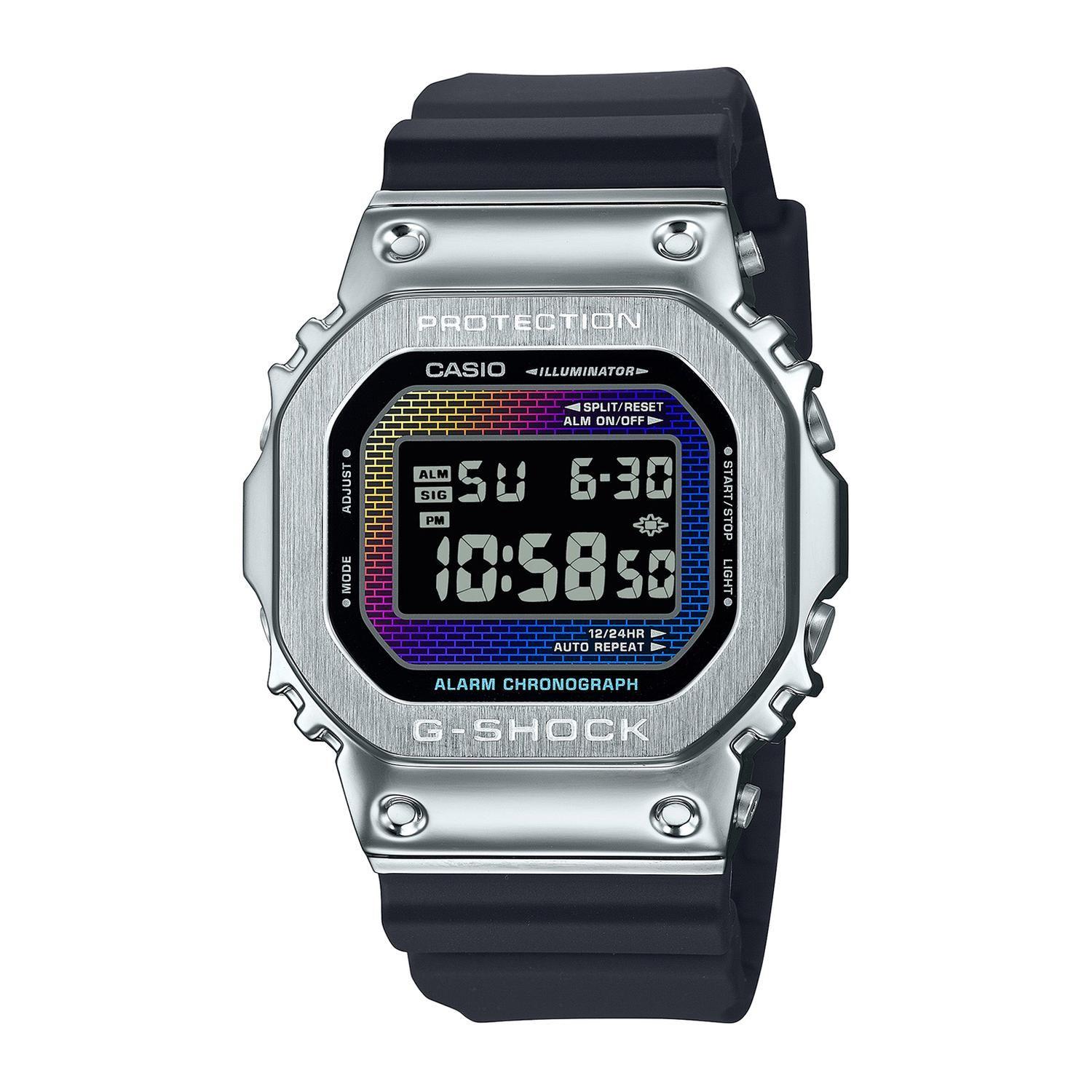Reloj G-SHOCK GM-5600RW-1DR Resina/Acero Hombre Plateado-0