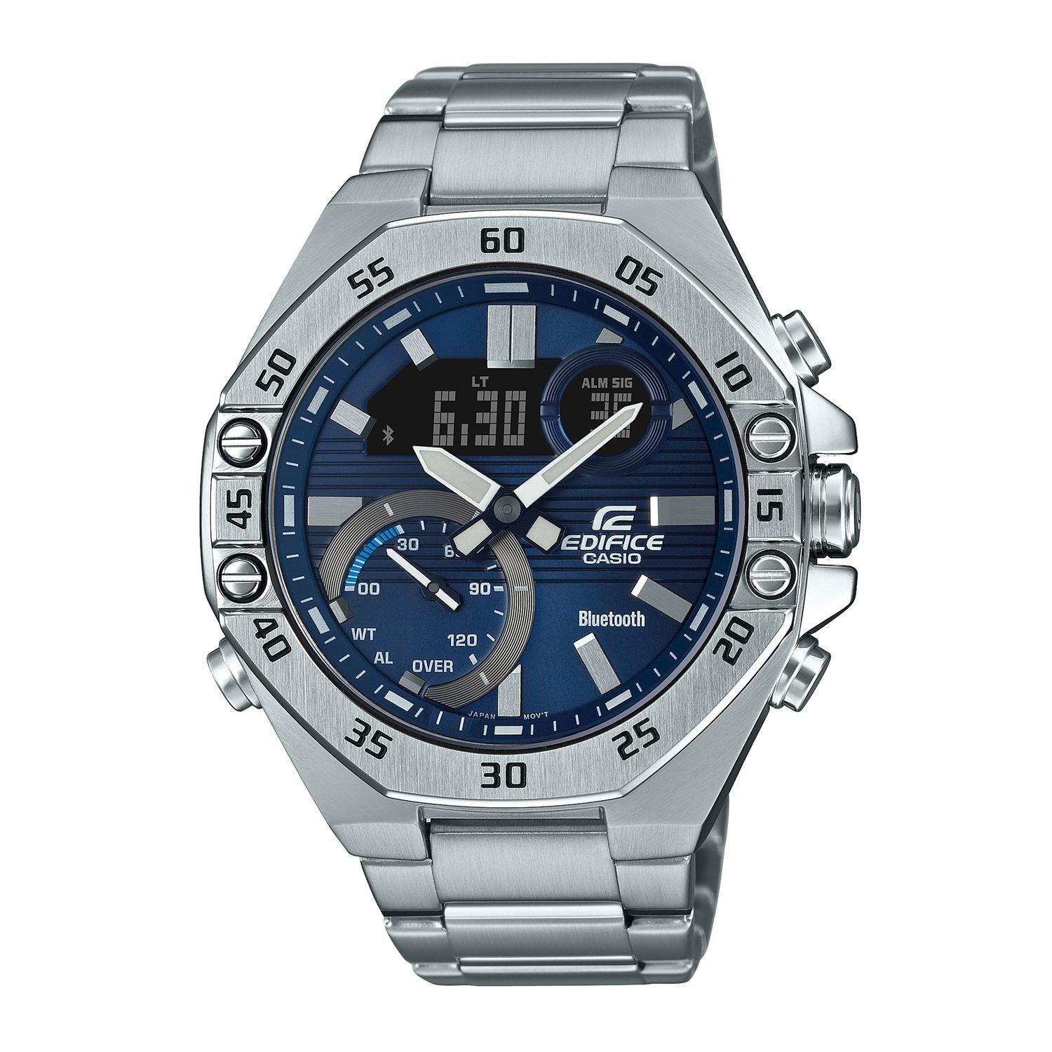 Reloj EDIFICE ECB-10D-2ADF Acero Hombre Plateado-0