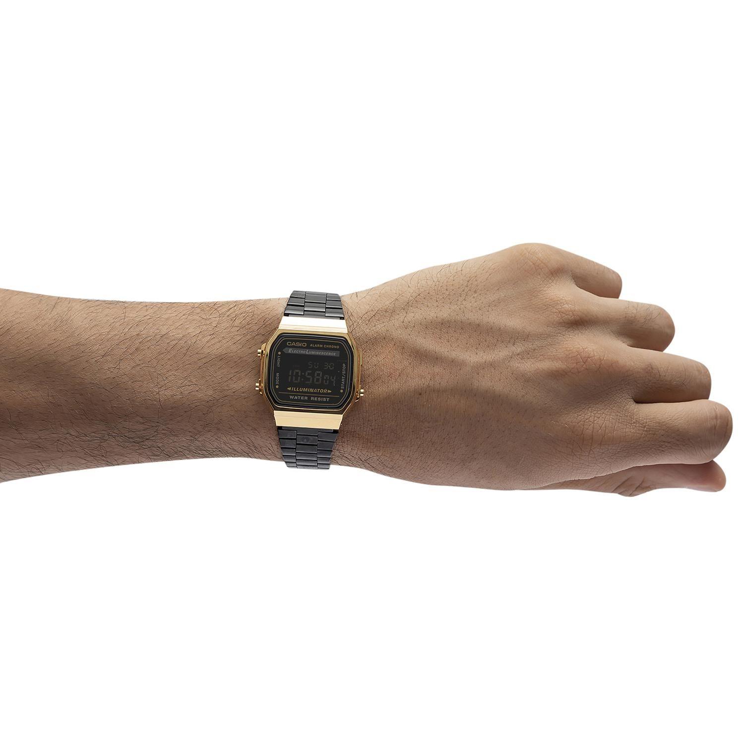 Reloj CASIO A168WEGB-1BDF Resina Unisex Dorado-3