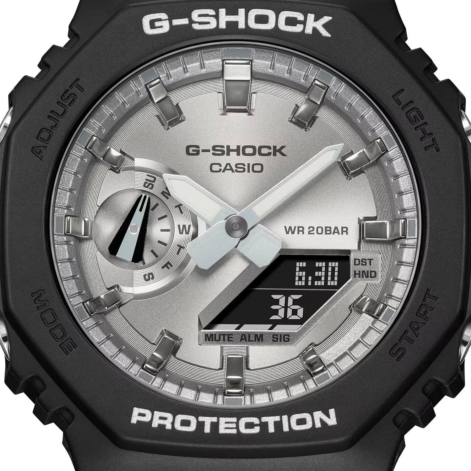 Reloj G-SHOCK GA-2100SB-1ADR Carbono/Resina Hombre Negro-1