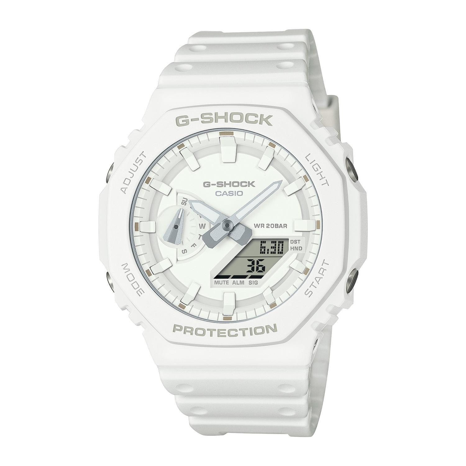 Reloj G-SHOCK GA-2100-7A7DR Carbono/Resina Hombre Blanco-0