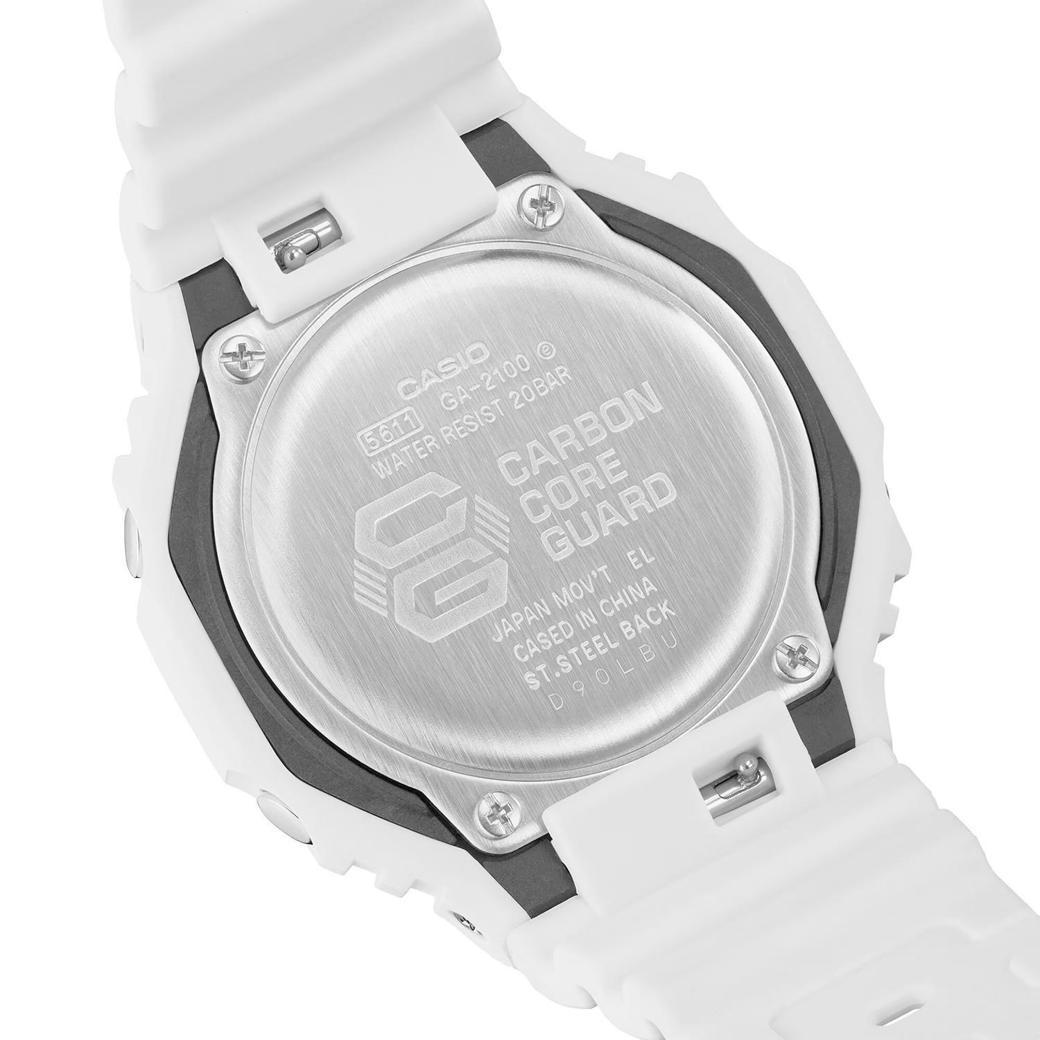 Reloj G-SHOCK GA-2100-7A7DR Carbono/Resina Hombre Blanco-5