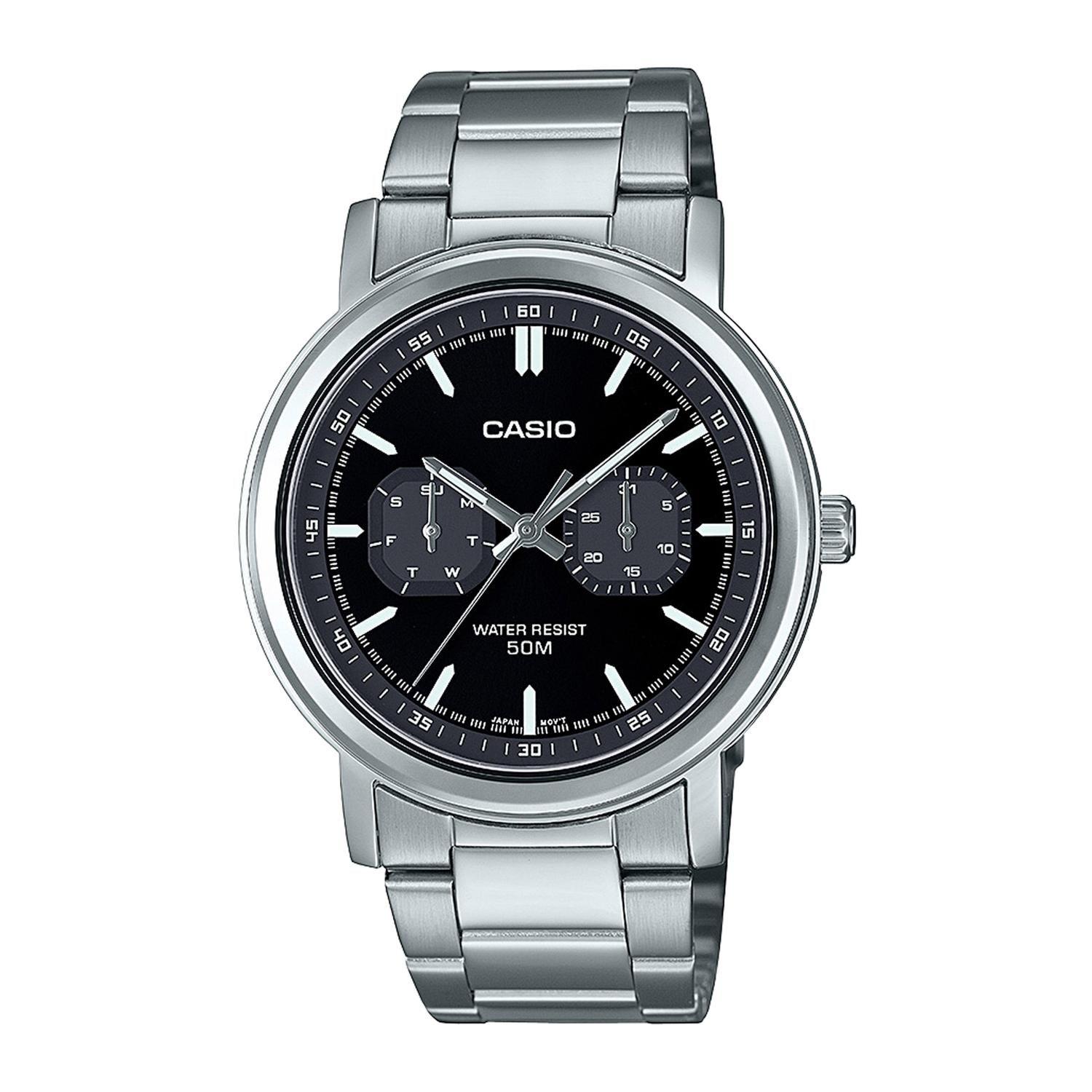 Reloj CASIO MTP-E335D-1EVDF Acero Hombre Plateado-0