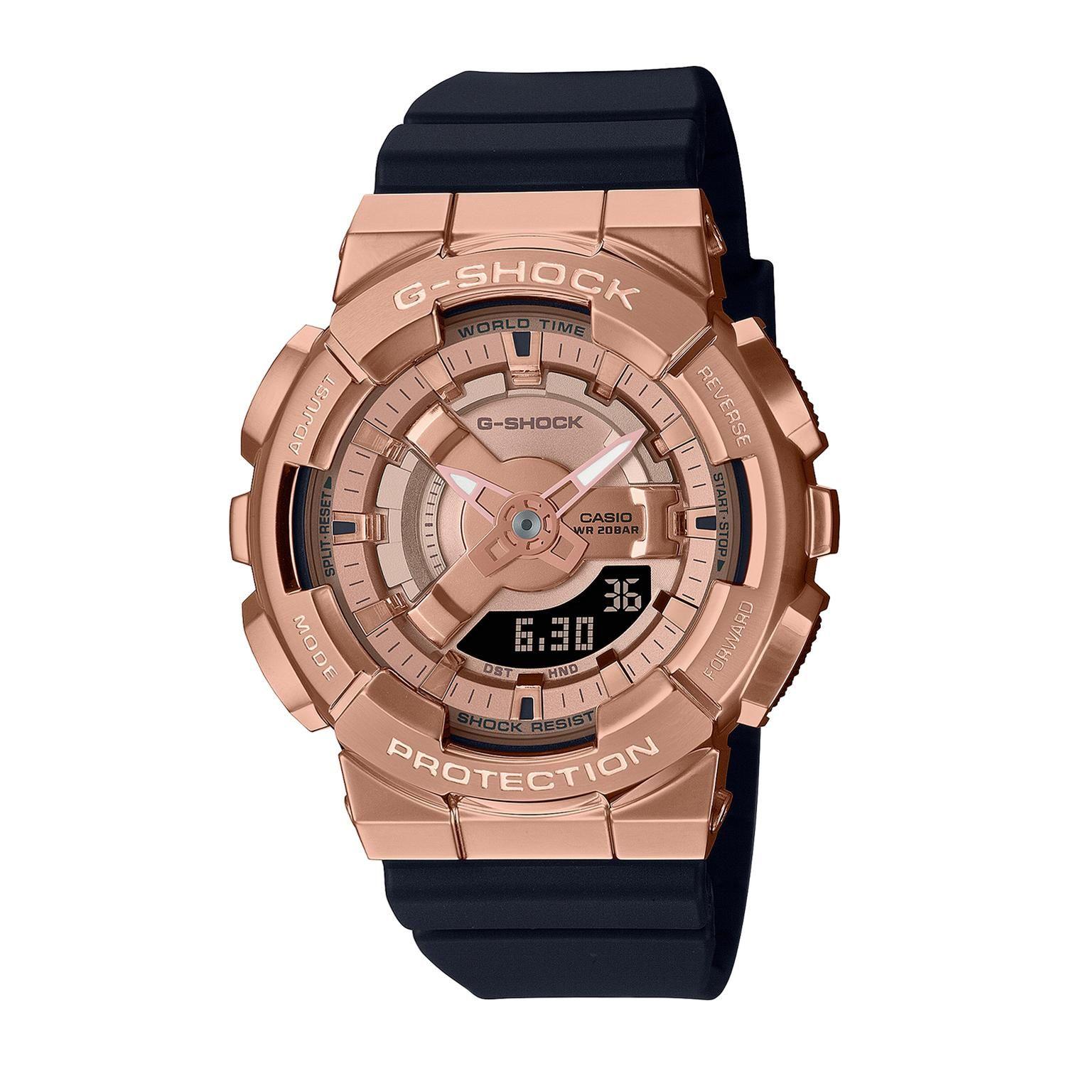 Reloj G-SHOCK GM-S110PG-1ADR Resina/Acero Mujer Oro Rosa-0