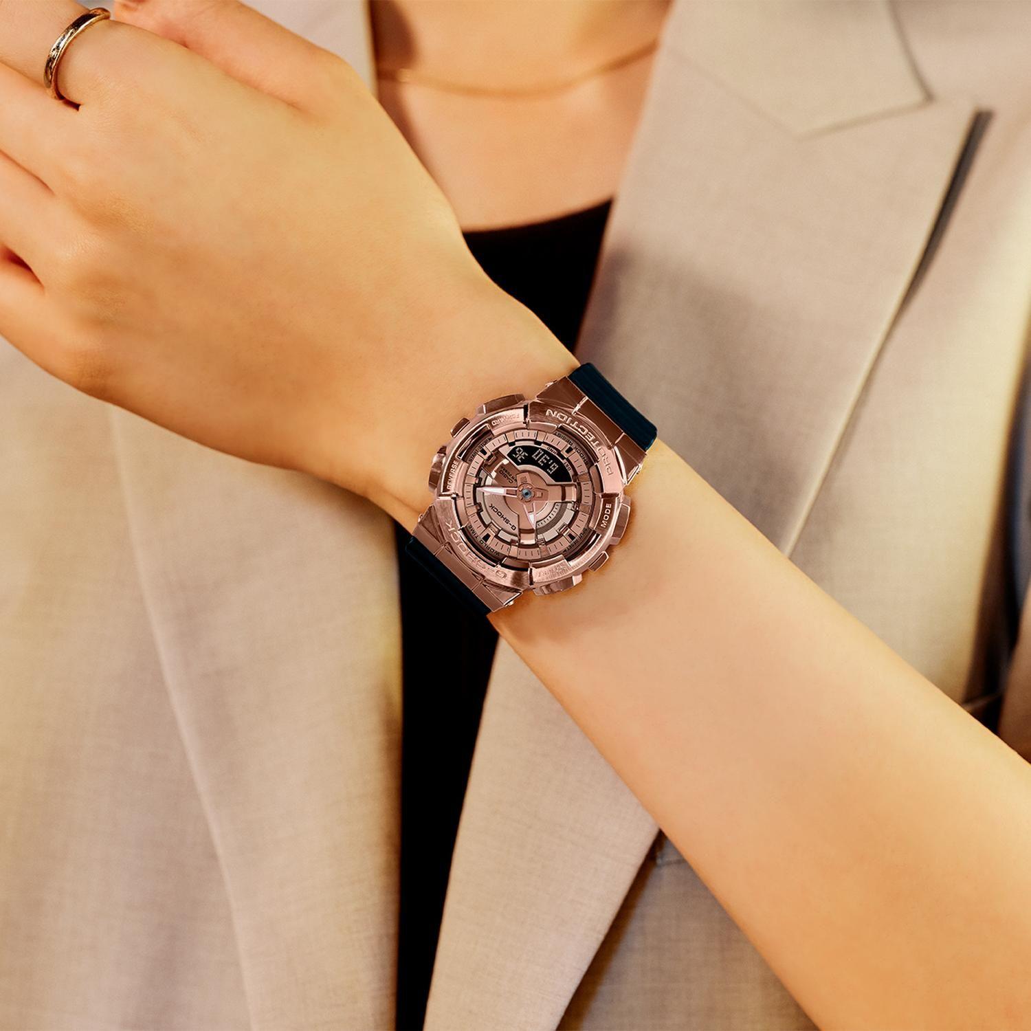 Reloj G-SHOCK GM-S110PG-1ADR Resina/Acero Mujer Oro Rosa-4