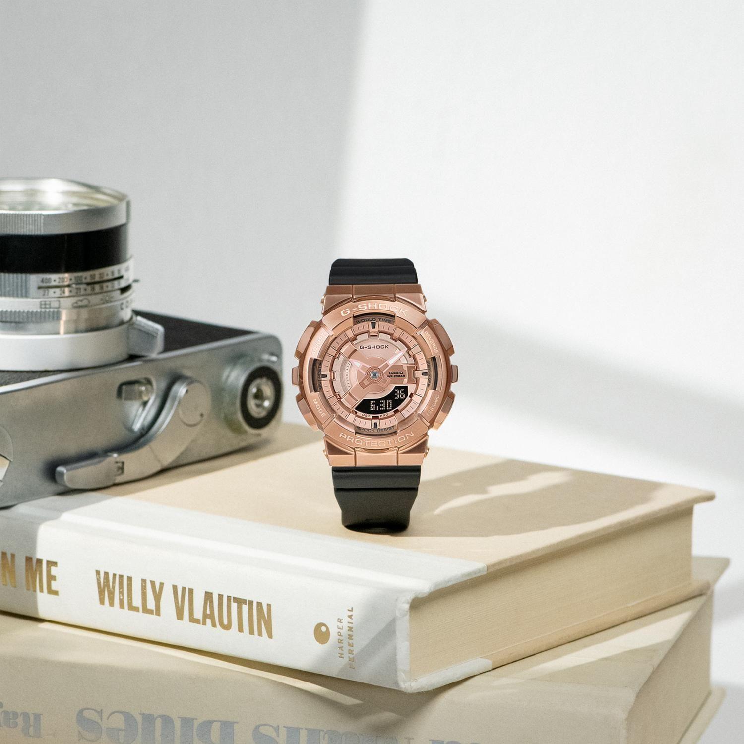 Reloj G-SHOCK GM-S110PG-1ADR Resina/Acero Mujer Oro Rosa-5