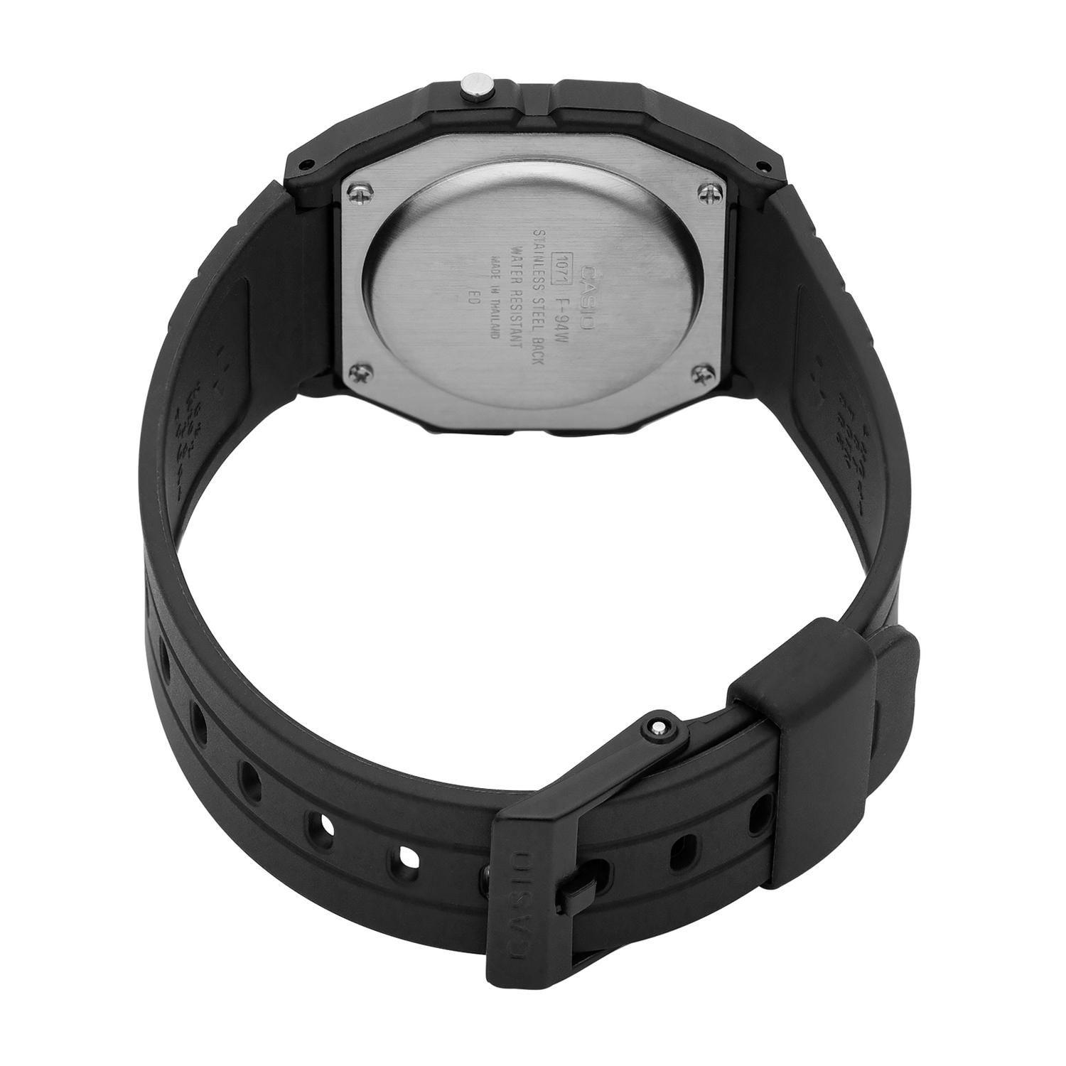 Reloj CASIO F-94WA-8DG Resina Juvenil Negro-2