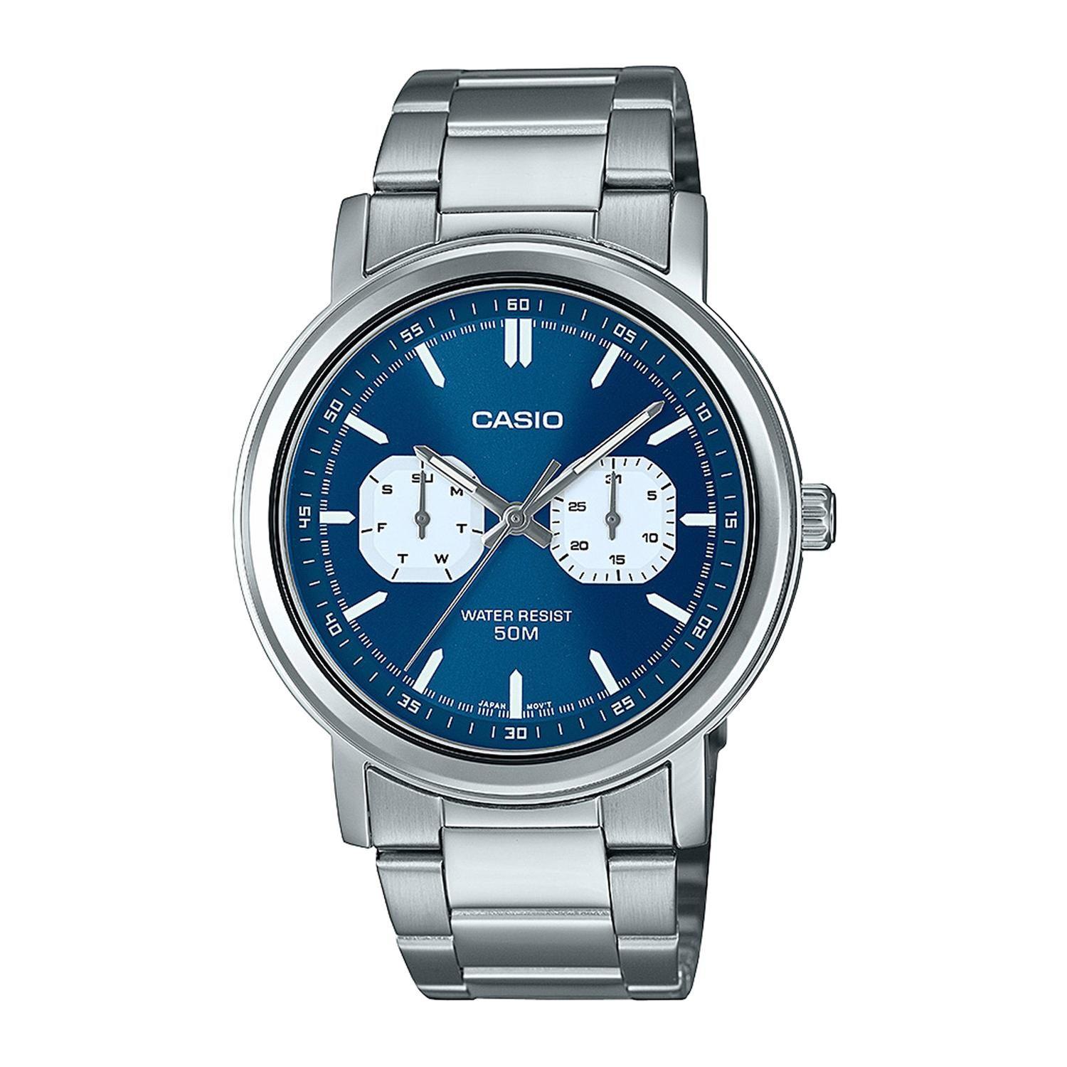Reloj CASIO MTP-E335D-2E1VDF Acero Hombre plateado-0