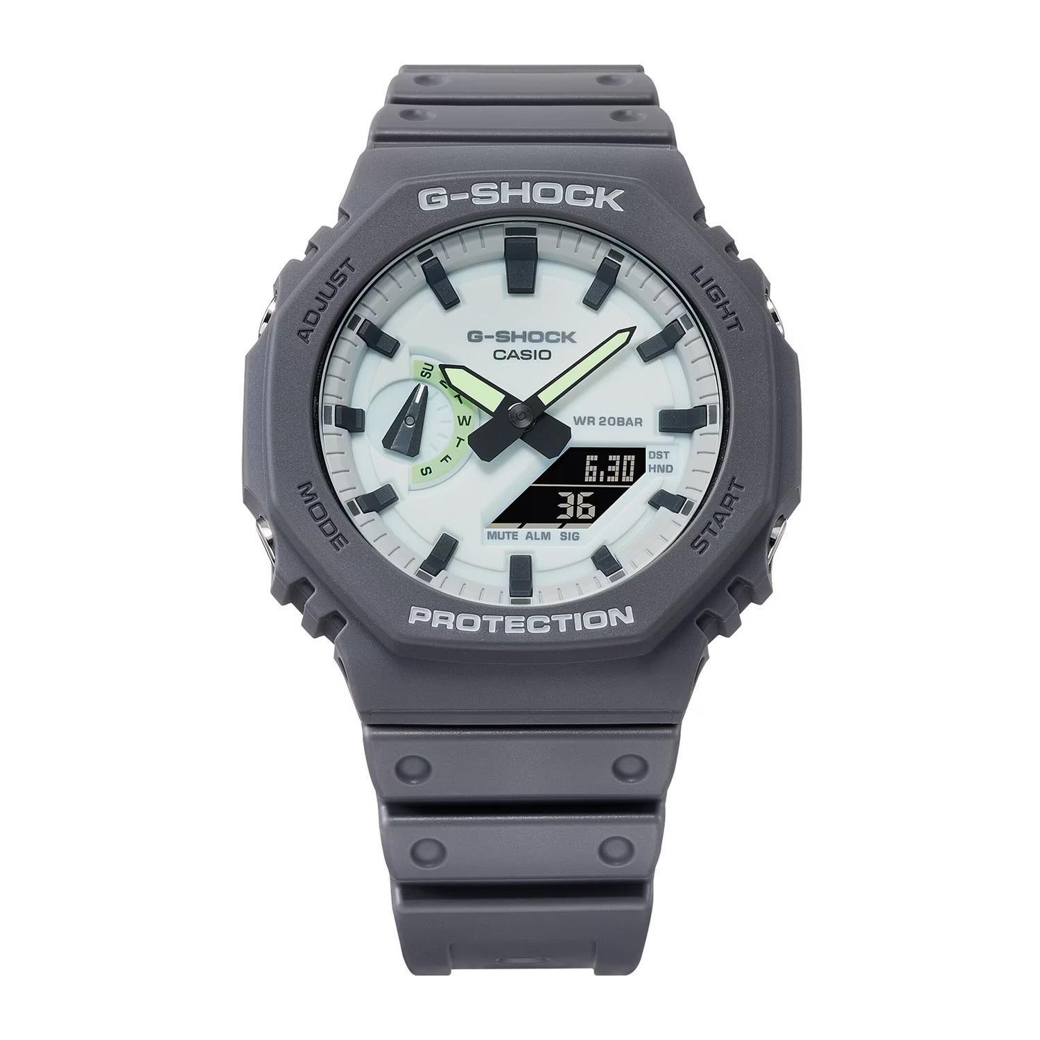 Reloj G-SHOCK GA-2100HD-8ADR Carbono/Resina Hombre Gris-1