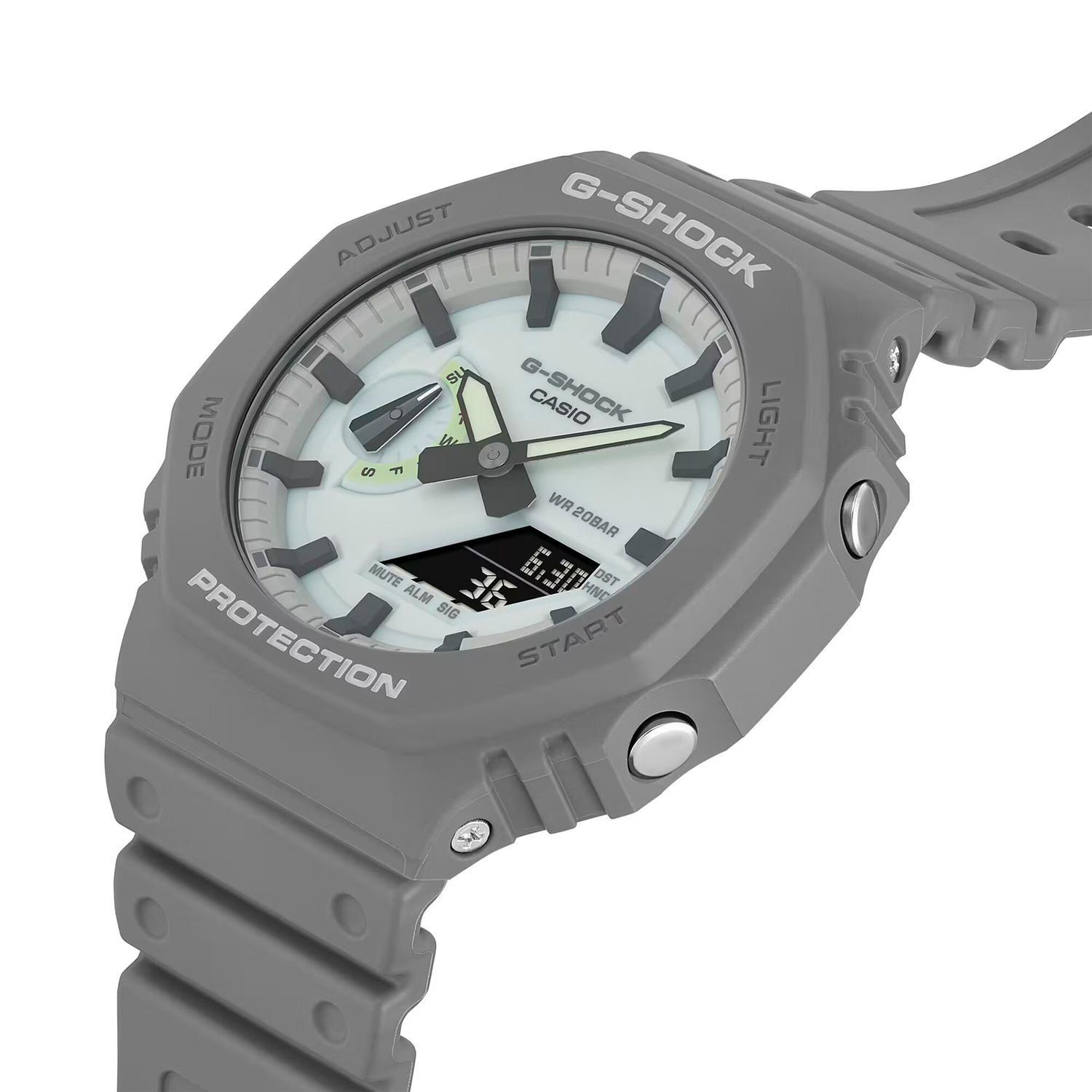 Reloj G-SHOCK GA-2100HD-8ADR Carbono/Resina Hombre Gris-4